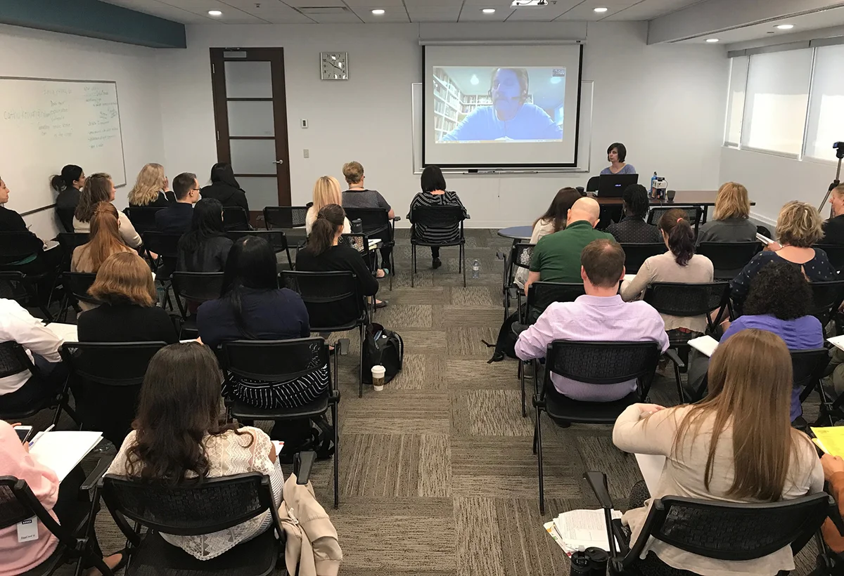 Residents and interns participate in counsellor training