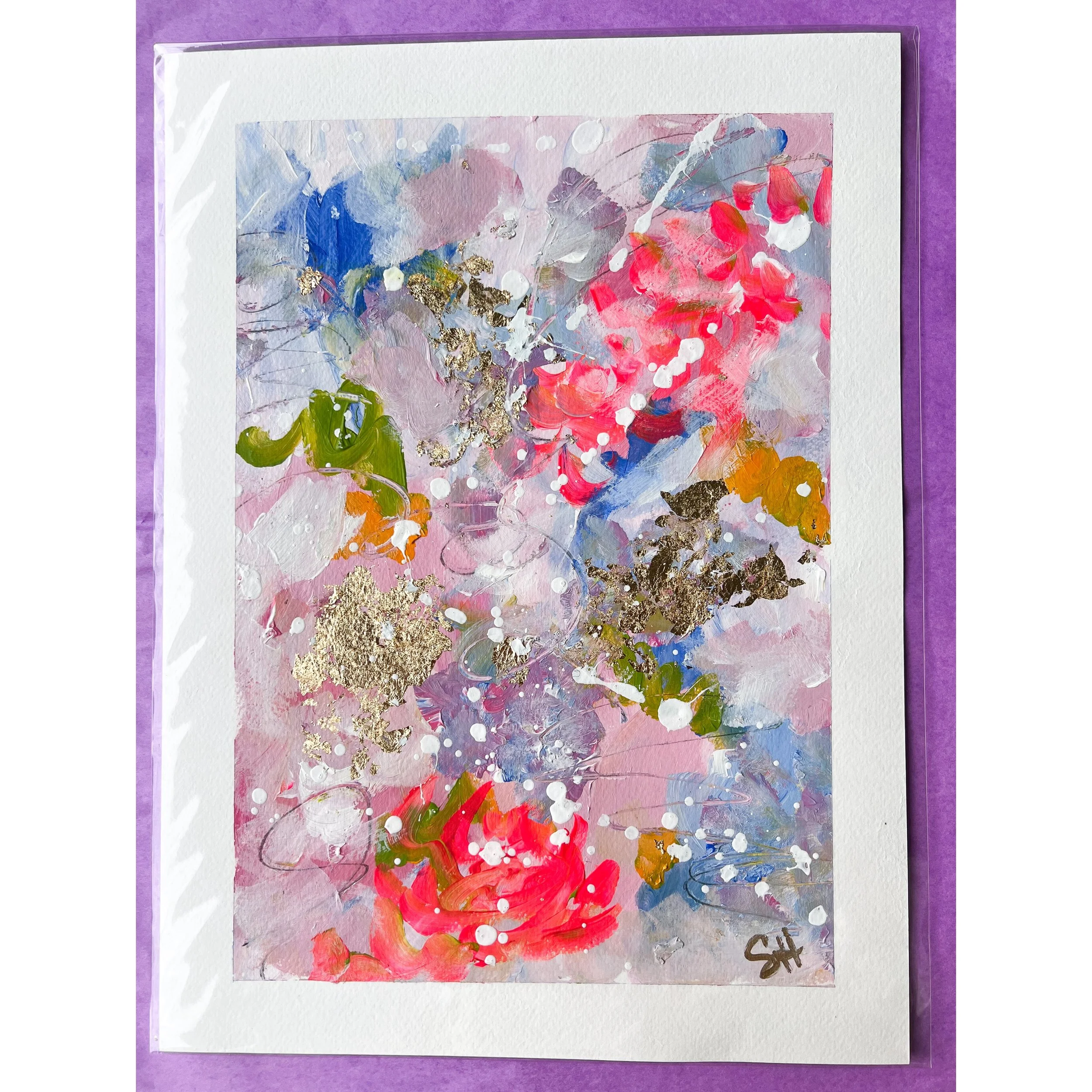 Pink Floral Abstract