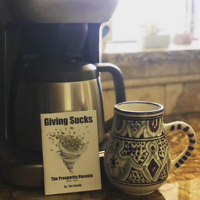 Gratitude is always the best way to start your day. Giving is a show of gratitude for the abundance we enjoy. #gratitude #grateful #buddha #timgandybooks #givingsucks #yogaeverydamnday #lawofattraction #books #coffee #spituality #spiritualjourney