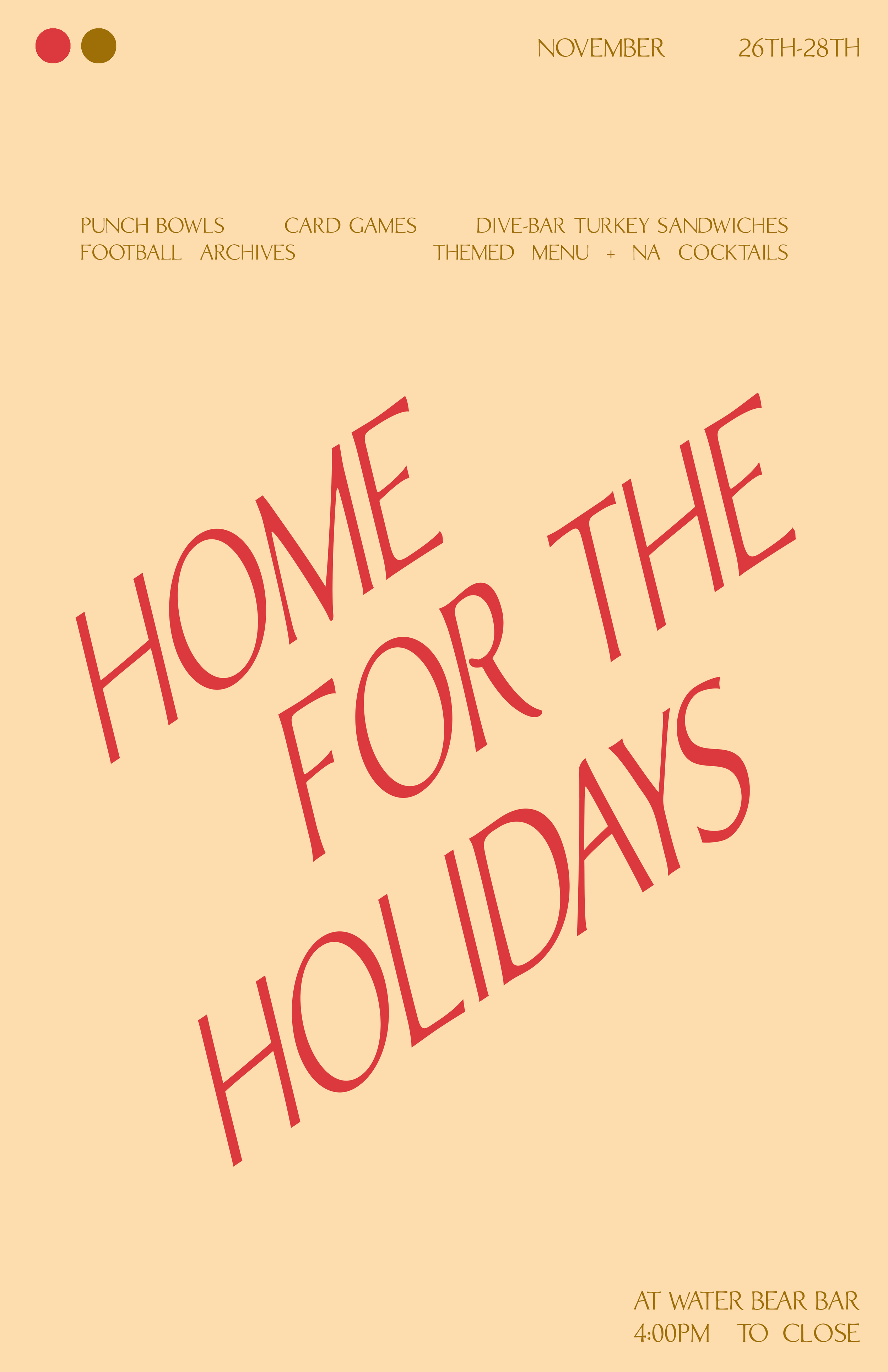 HOME FOR THE HOLIDAYS
