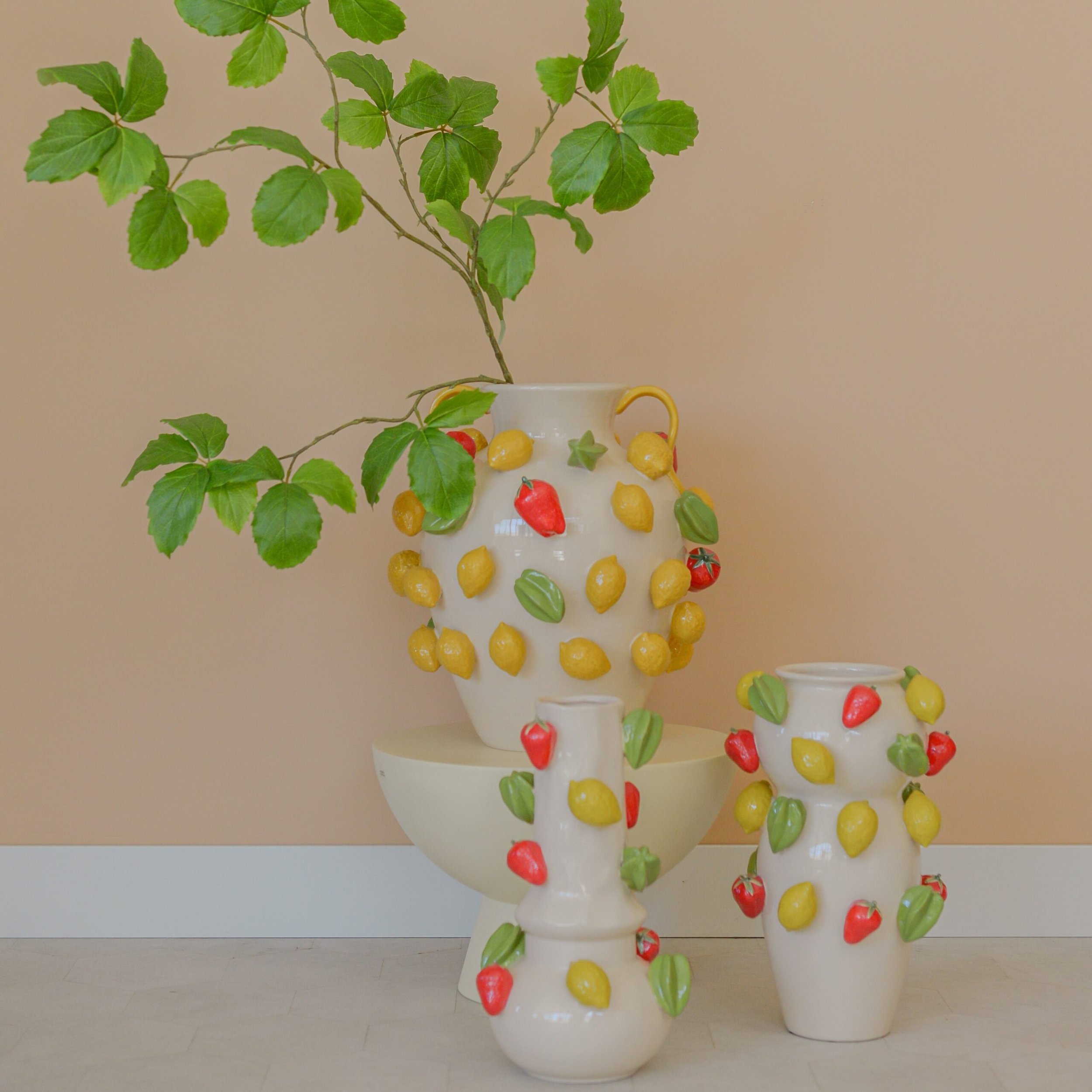 Vazen Atelier Vases fruits handmade decoration
