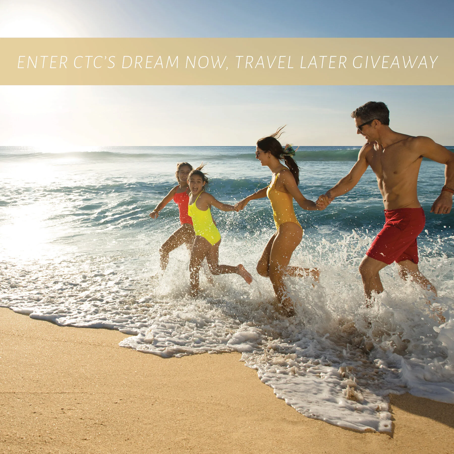 Enter CTC's Dream Now, Travel Later Giveaway!