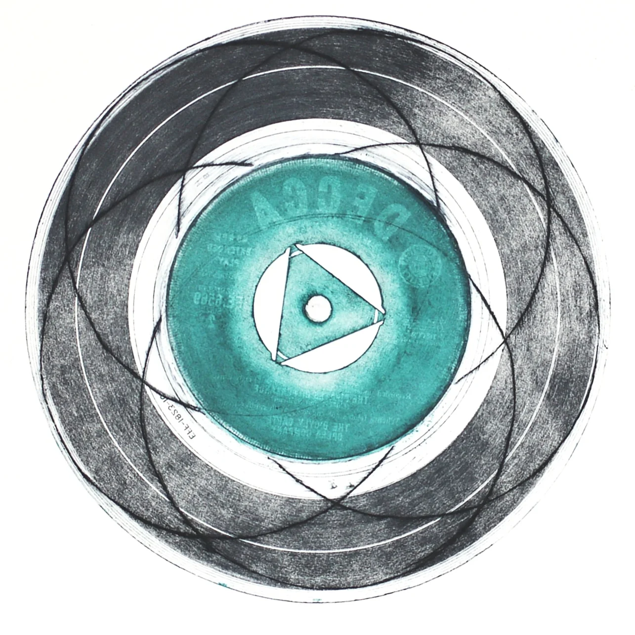 A score with sound, Intaglio and drypoint