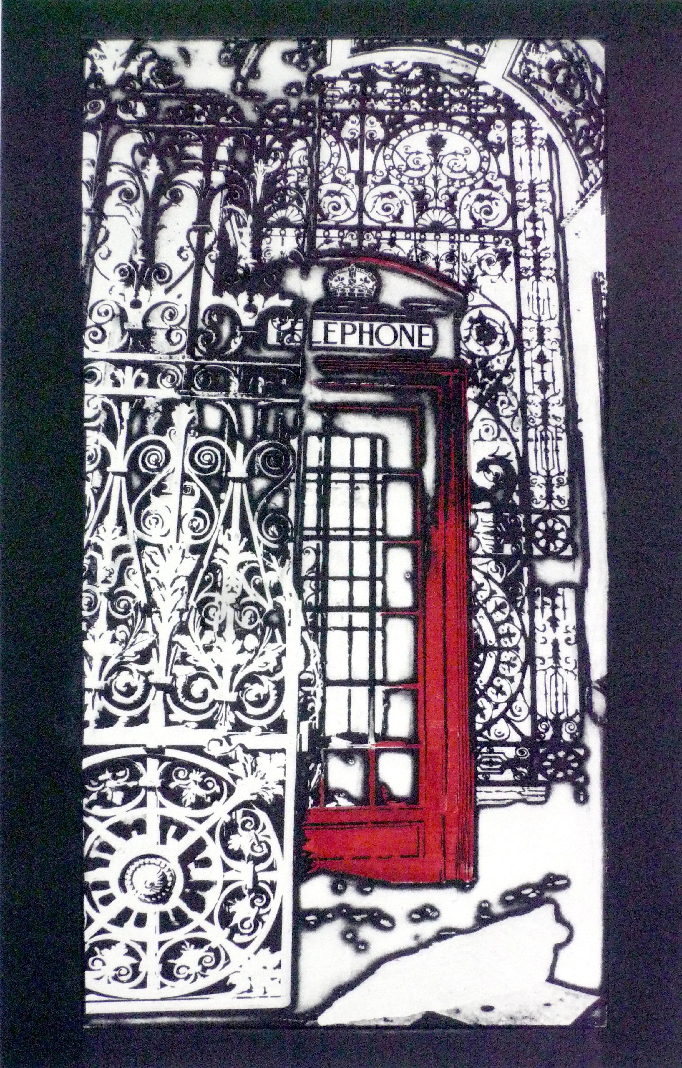 Gateway Call I, Photopolymer etching