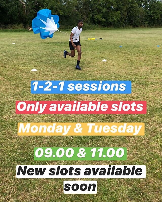 🚨Last few 1-2-1 &amp; Small Group sessions available. .
📧 info@thinksportcoaching.com