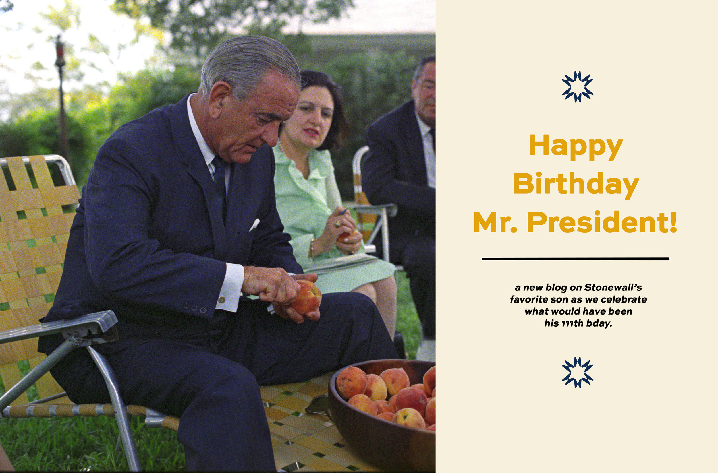 Happy Birthday Mr. President!  
