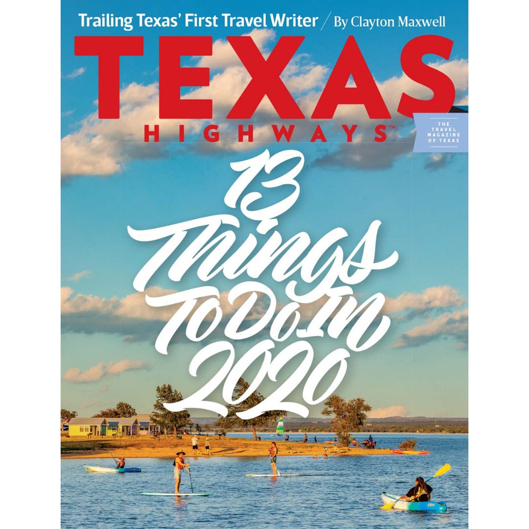 SML Featured in January 2020 Issue of Texas Highways Magazine, and it's the Cover Story!