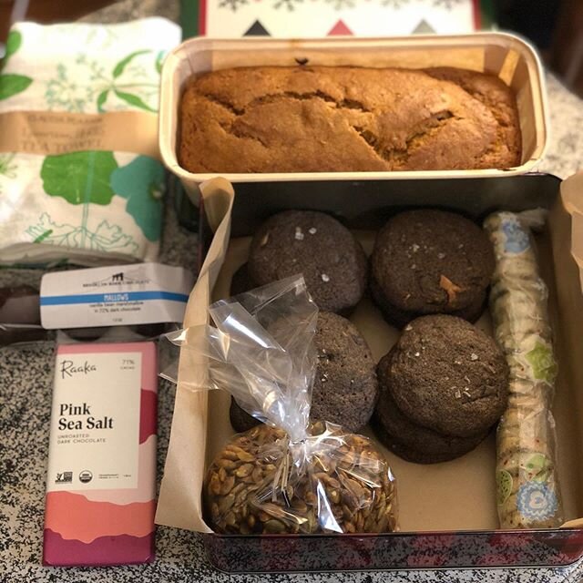 I have had such fun planning for and baking goodies for the @food52holidayswap that I am participating in for the very first time. My recipient is getting some nori sabl&eacute;s, buckwheat chocolate chip cookies, pumpkin bread, turmeric-spiced pepit