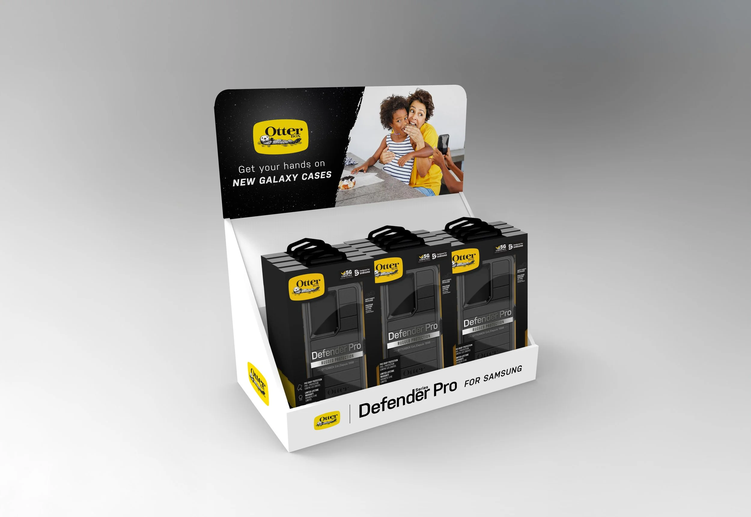 Otterbox display case for Samsung