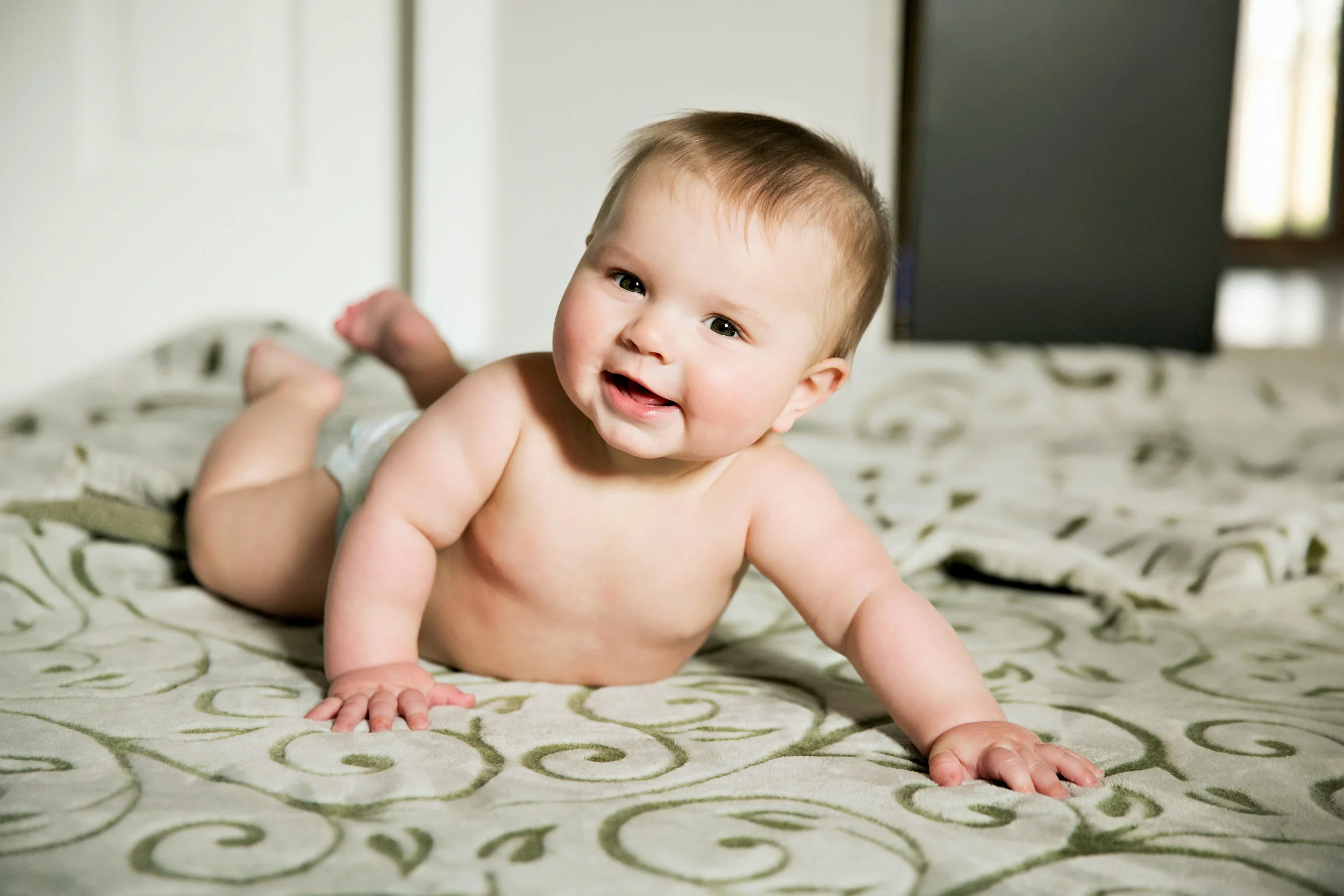 Hunter 7mo | Eden Prairie In-Home Baby Portraits | New Arrival Collection