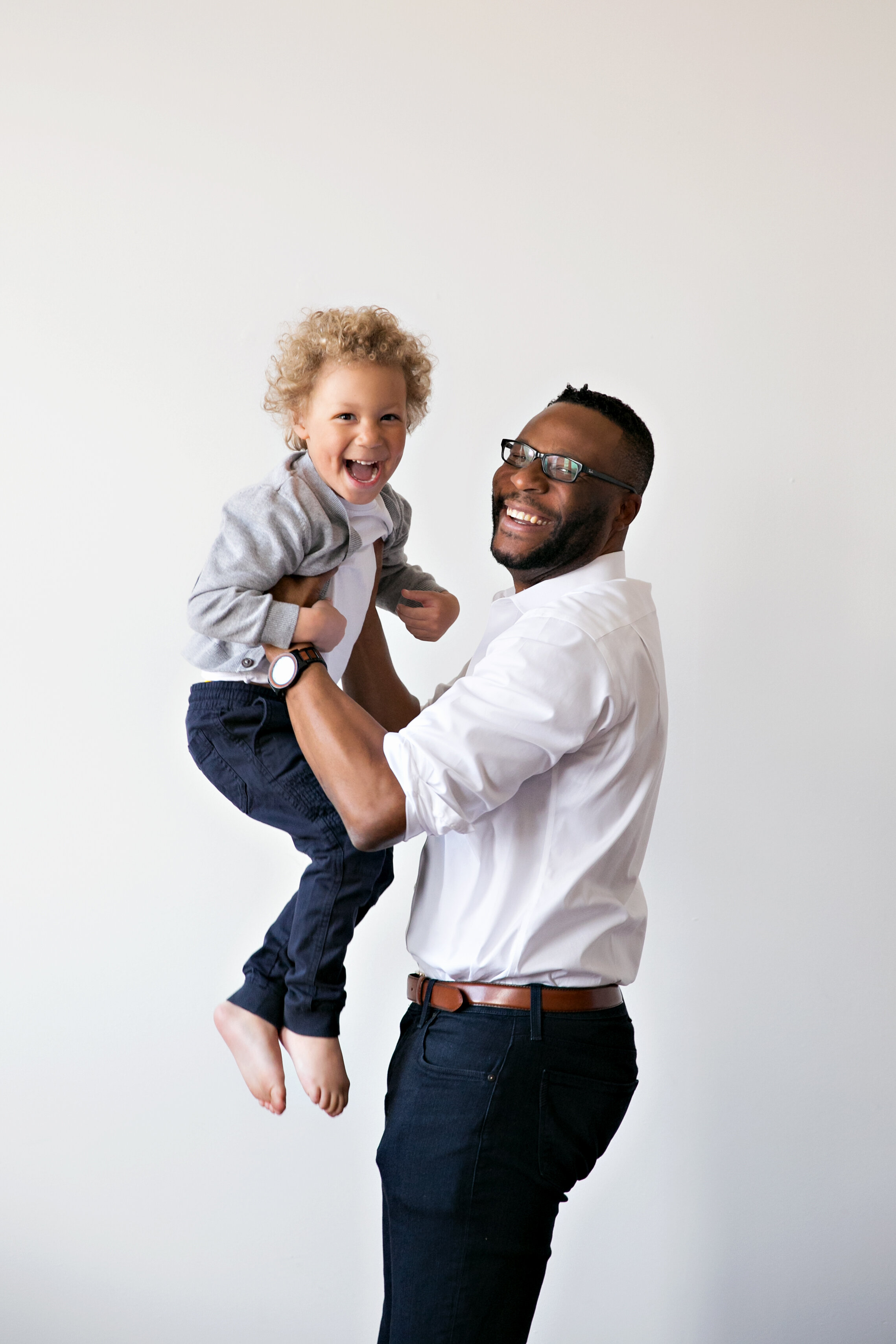 Minneapolis Little Ones Portrait Lauren B Photography Father Son Studio003.jpg