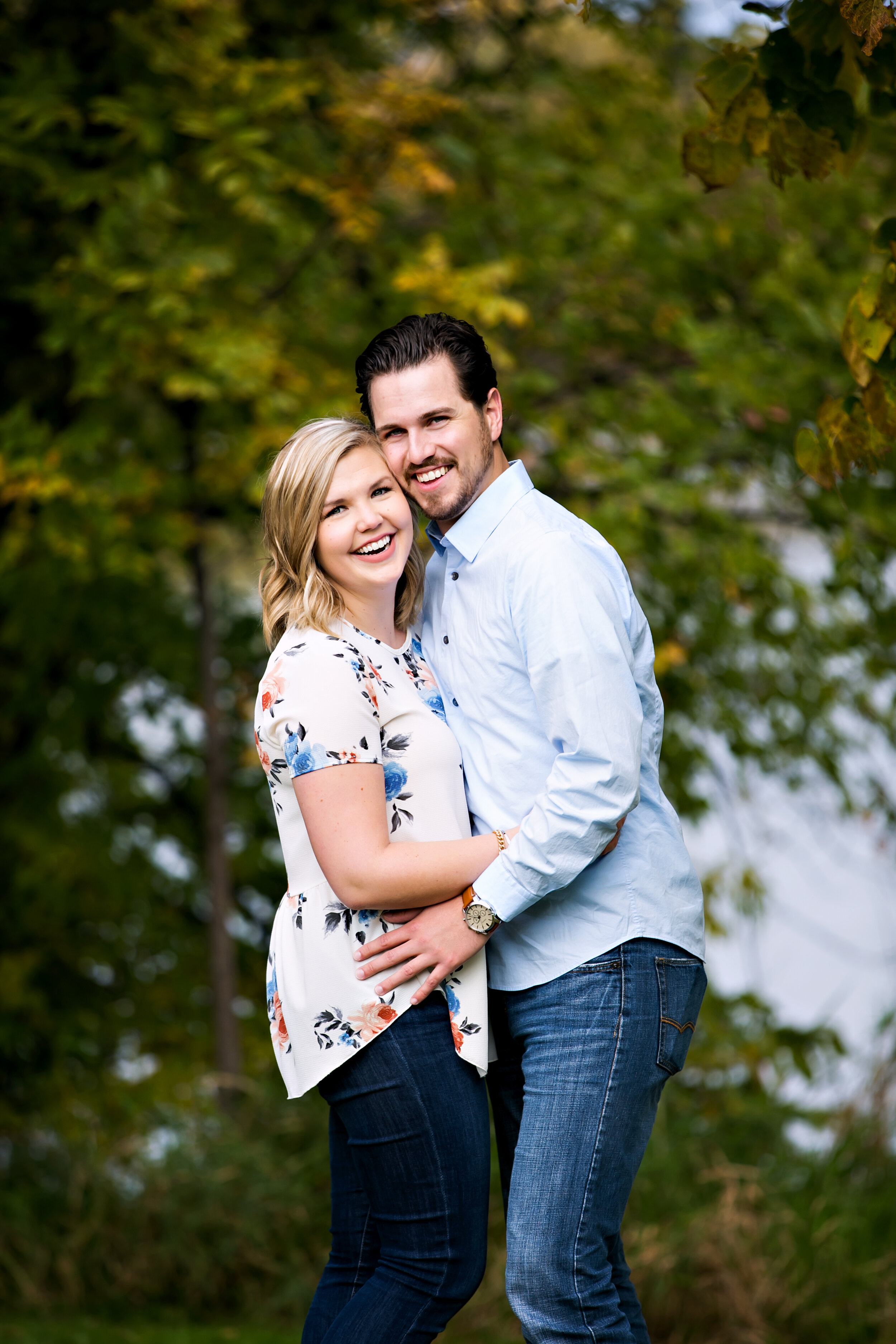 Minneapolis Couples Portrait Photographer Lauren B Photography Outdoor Engagement Session Nature006.jpg