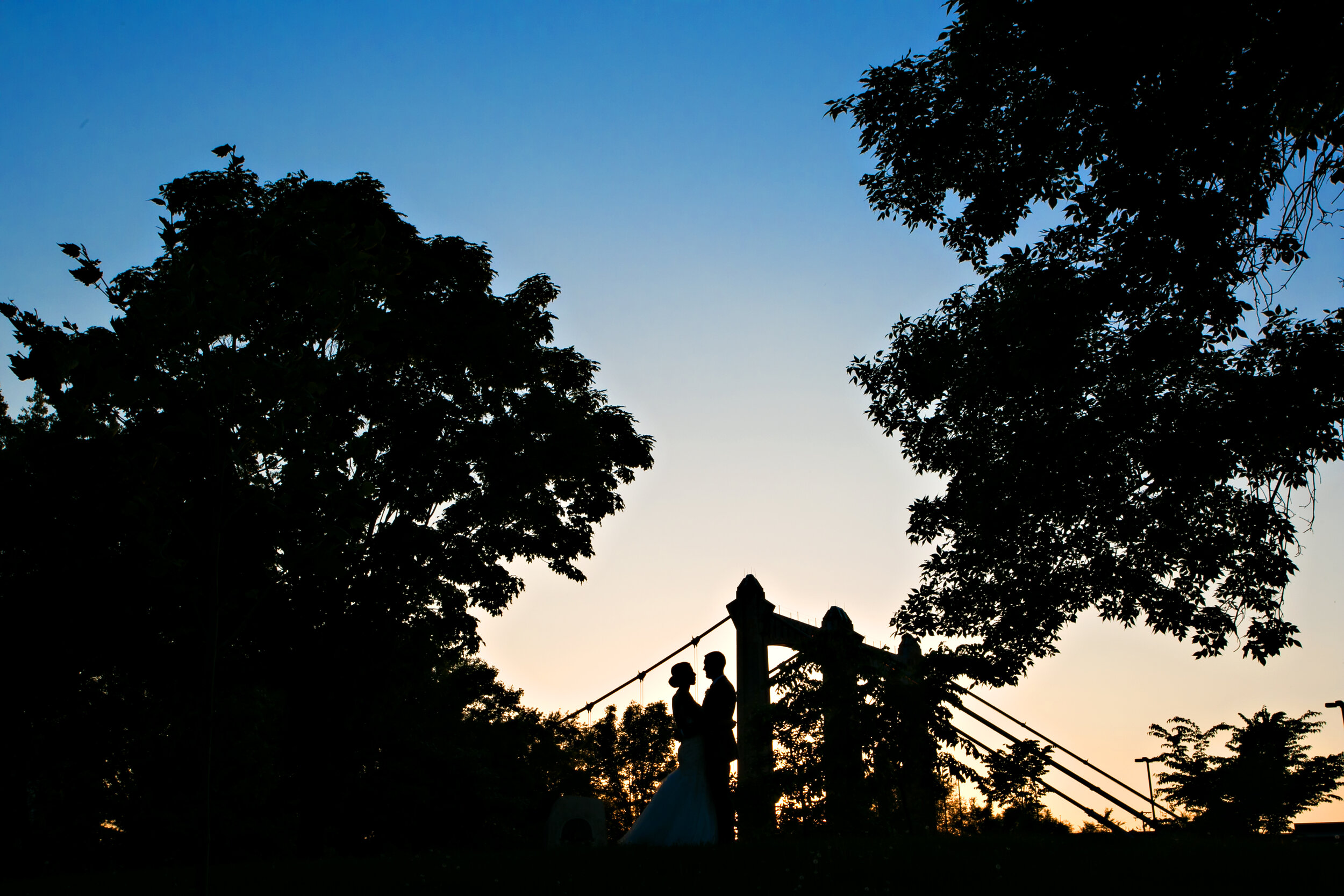 Minneapolis Minnesota Wedding Photographer Lauren B Photography Couple Portrait Bride and Groom Silhouette Nicollet Island Pavilion008.jpg