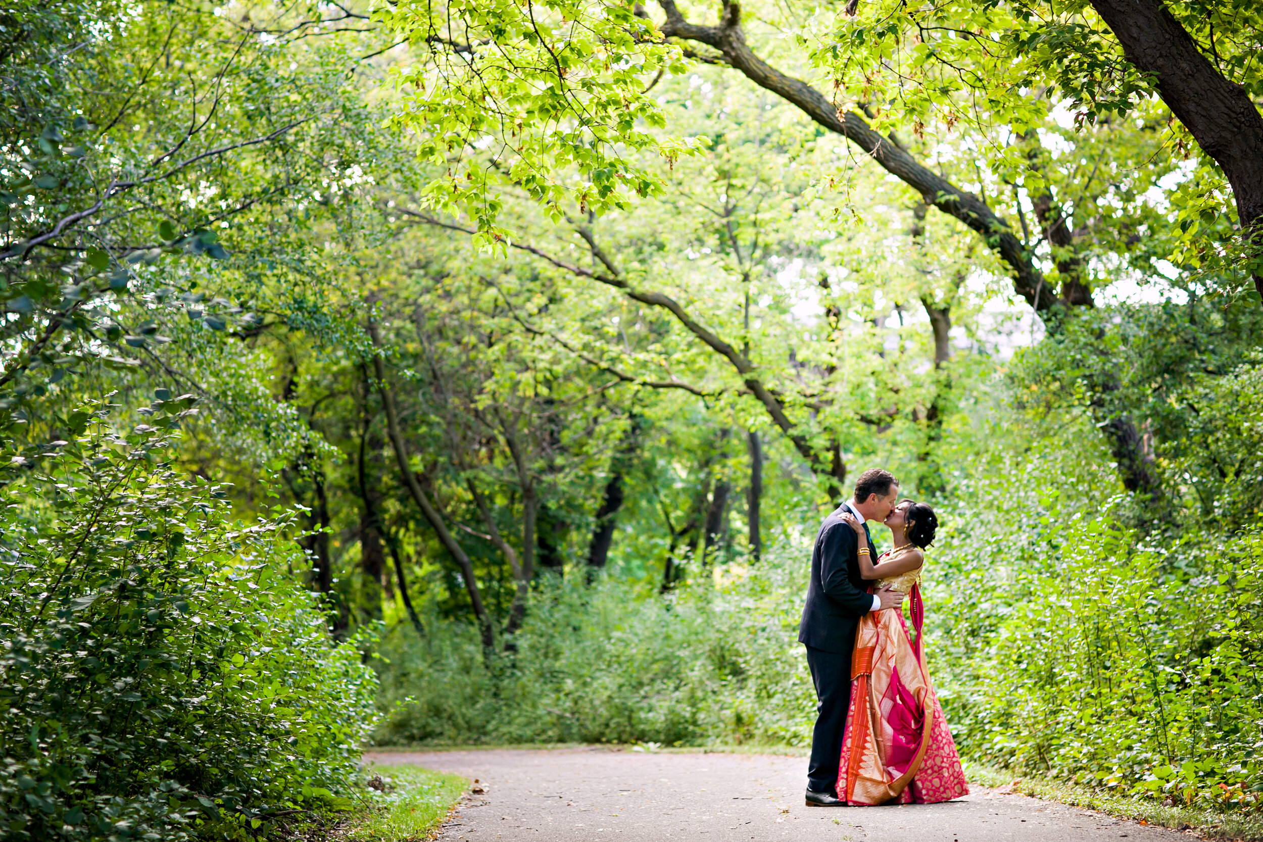 Minneapolis Minnesota Wedding Photographer Lauren B Photography Couple Portrait Bride and Groom Indian Wedding Nature 003.jpg