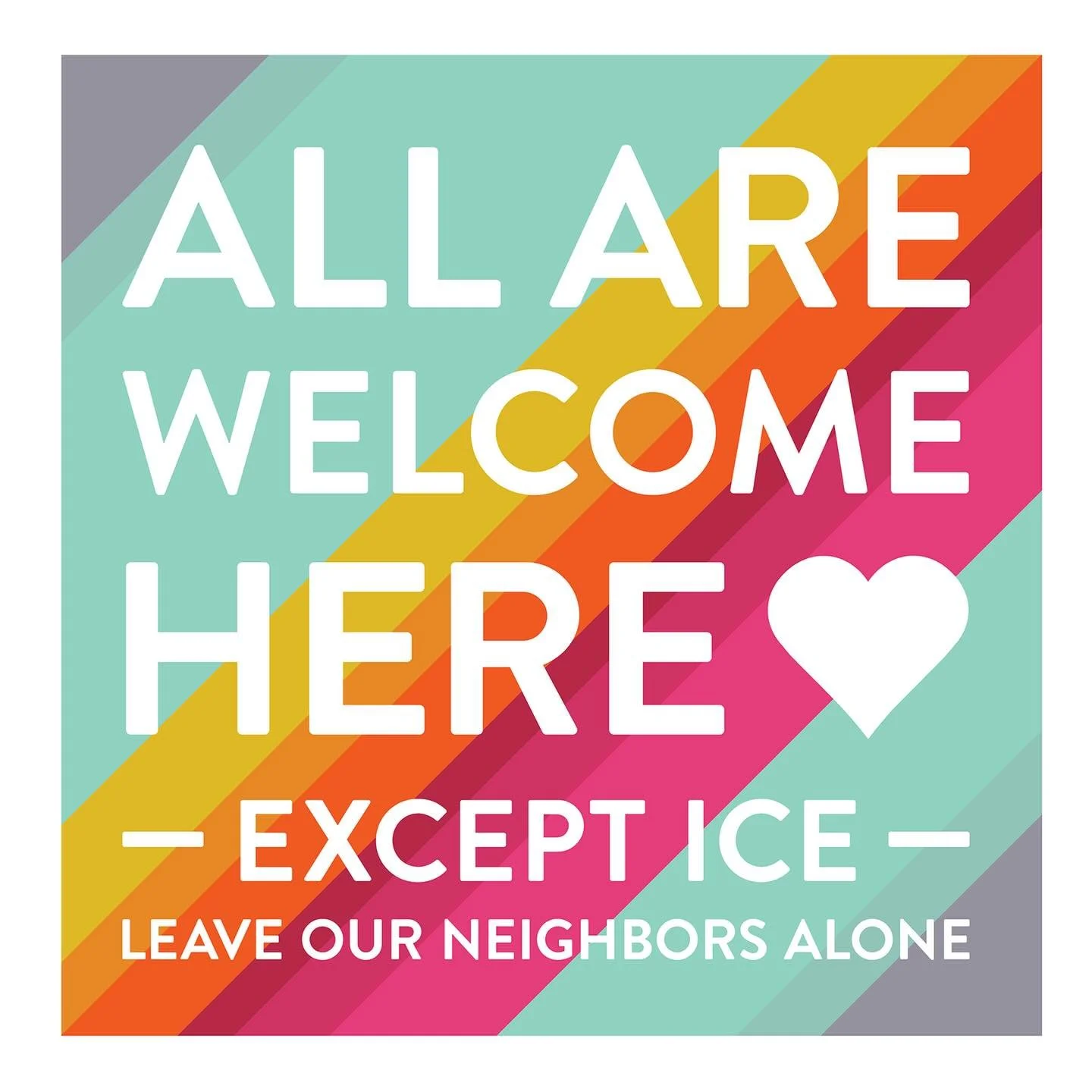 Immigrants make our country great. No one is illegal on stolen land. Love wins. Be Good. ✨