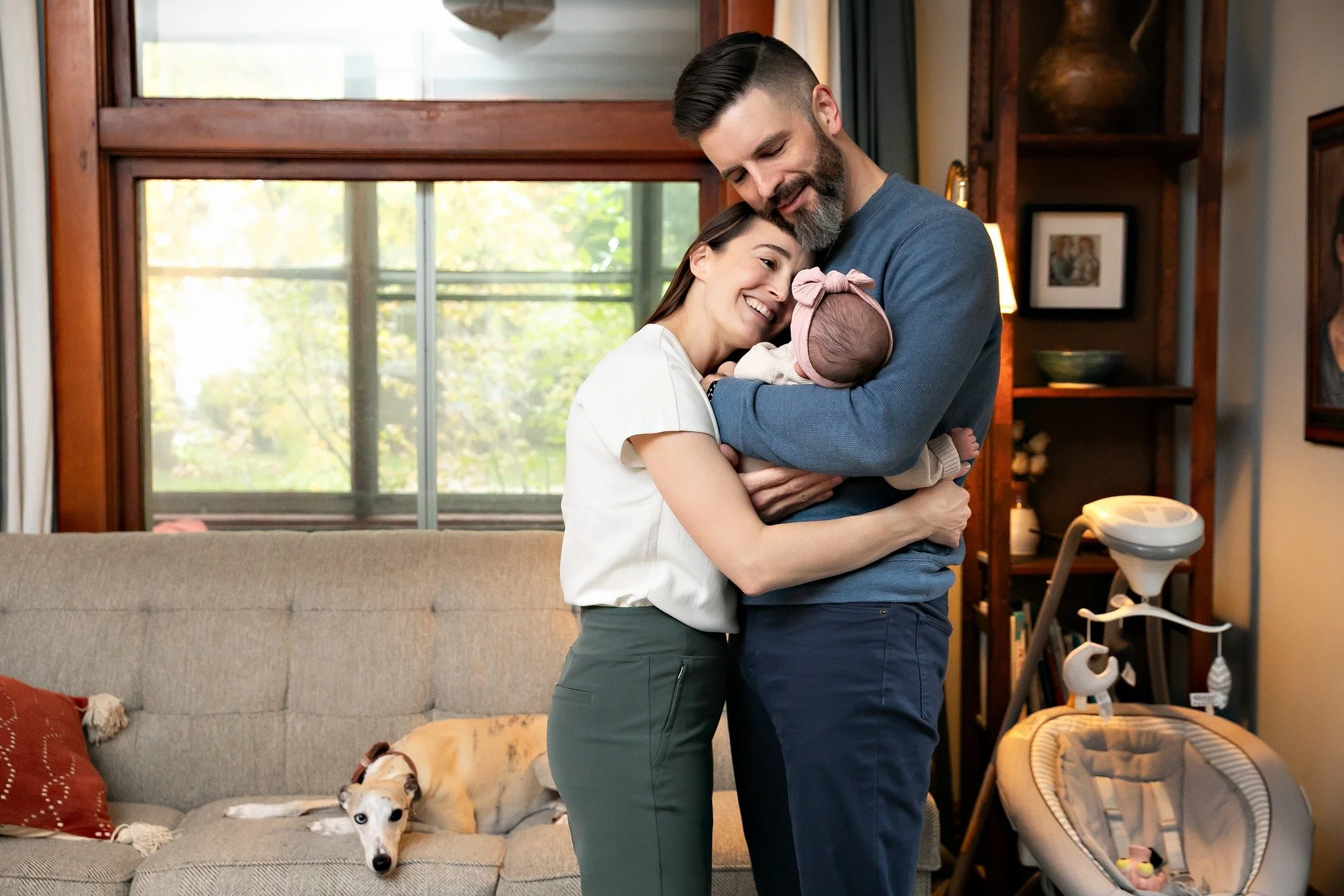 Three months in, and the snuggles just keep getting better. 💫

This newborn session was extra special, having previously done a portrait session for their adoption profile.

#NewbornPhotographyMN #InHomeSession #MinneapolisPhotographer #ThreeMonthMi