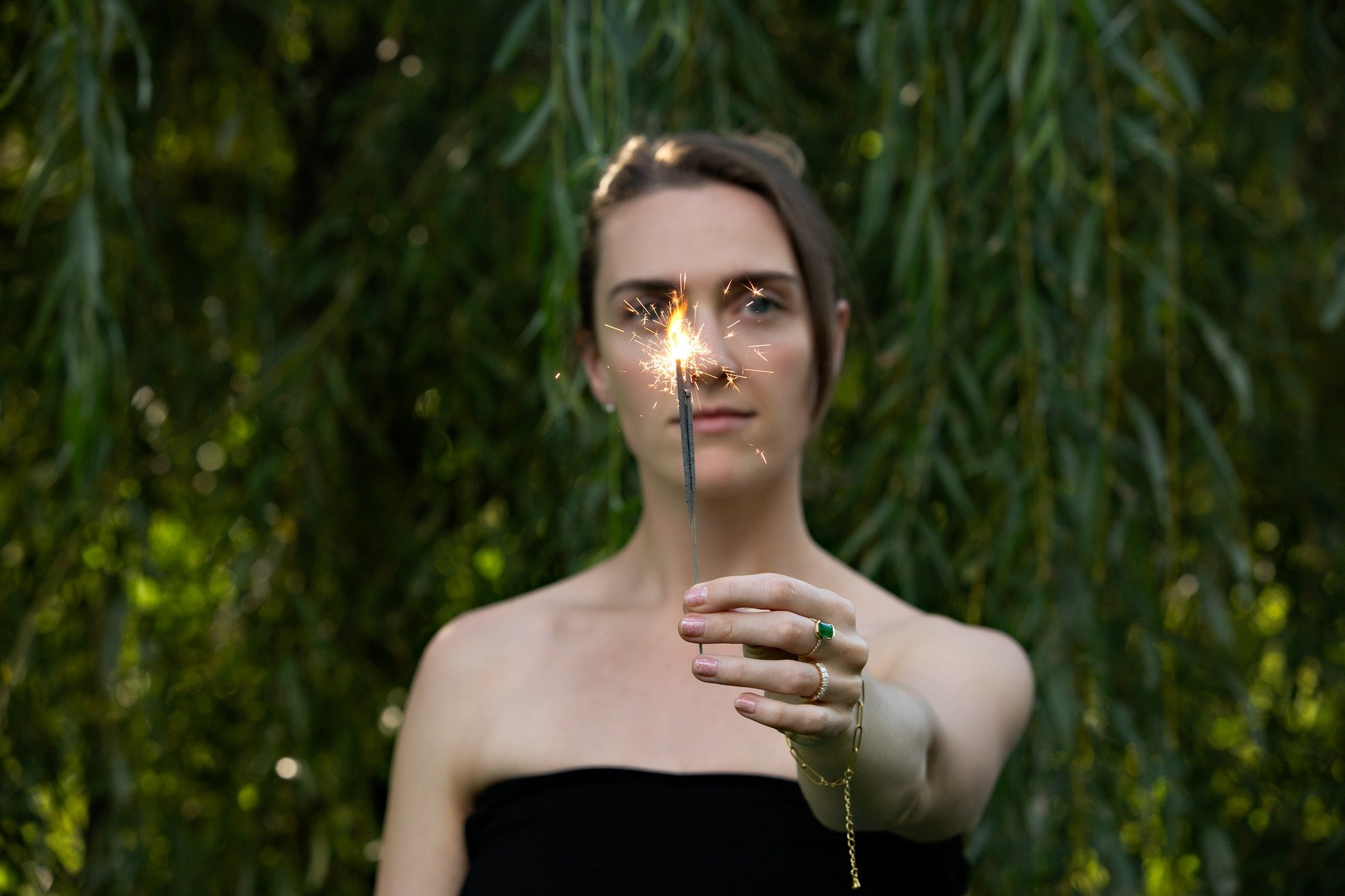 This album art session was all about capturing energy, confidence, and a little spark&mdash;literally.