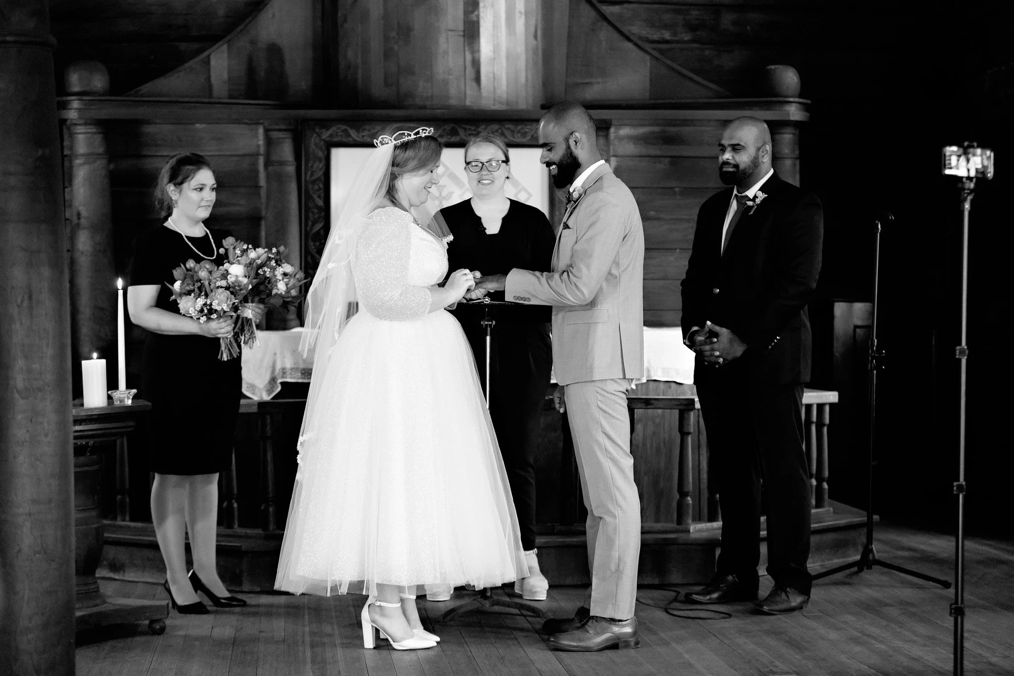 Micro weddings: proof that less really can be more. 💍

Fewer moving parts, more time to be present &mdash; and still plenty of room for great light, killer outfits, and cake.

#MicroWeddingVibes #MinneapolisPhotographer