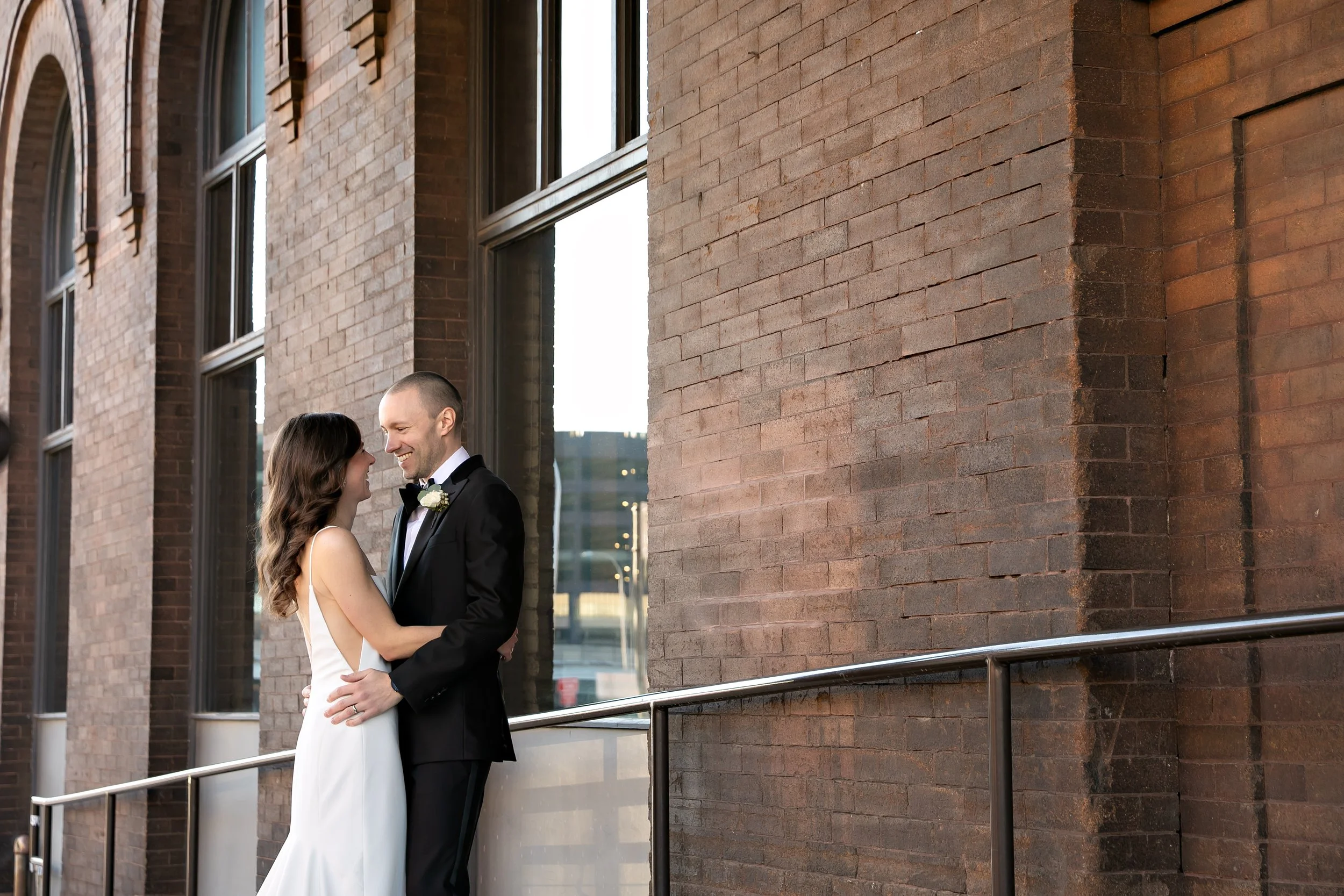 Minneapolis Micro Wedding Portrait Photographer Lauren B Photography Couples Outdoors Hewing Hotel 1.jpg