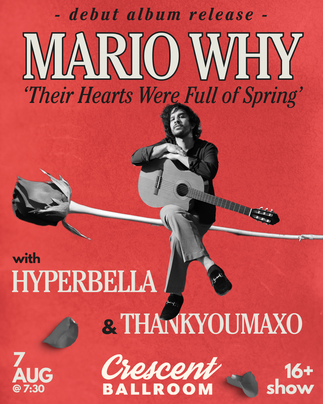 MARIO WHY ALBUM RELEASE SHOW