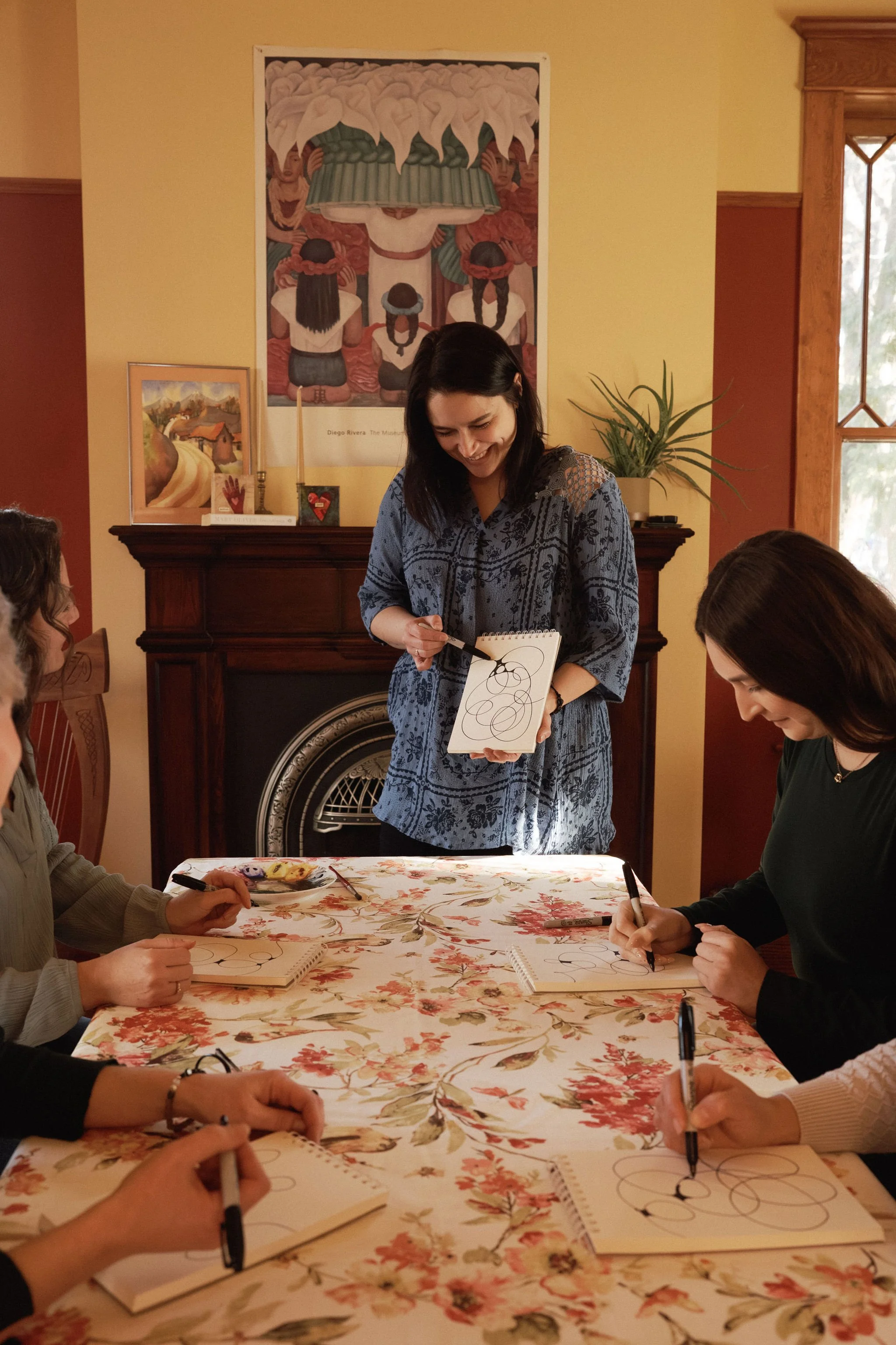 Holly Bryson Art therapy teaching