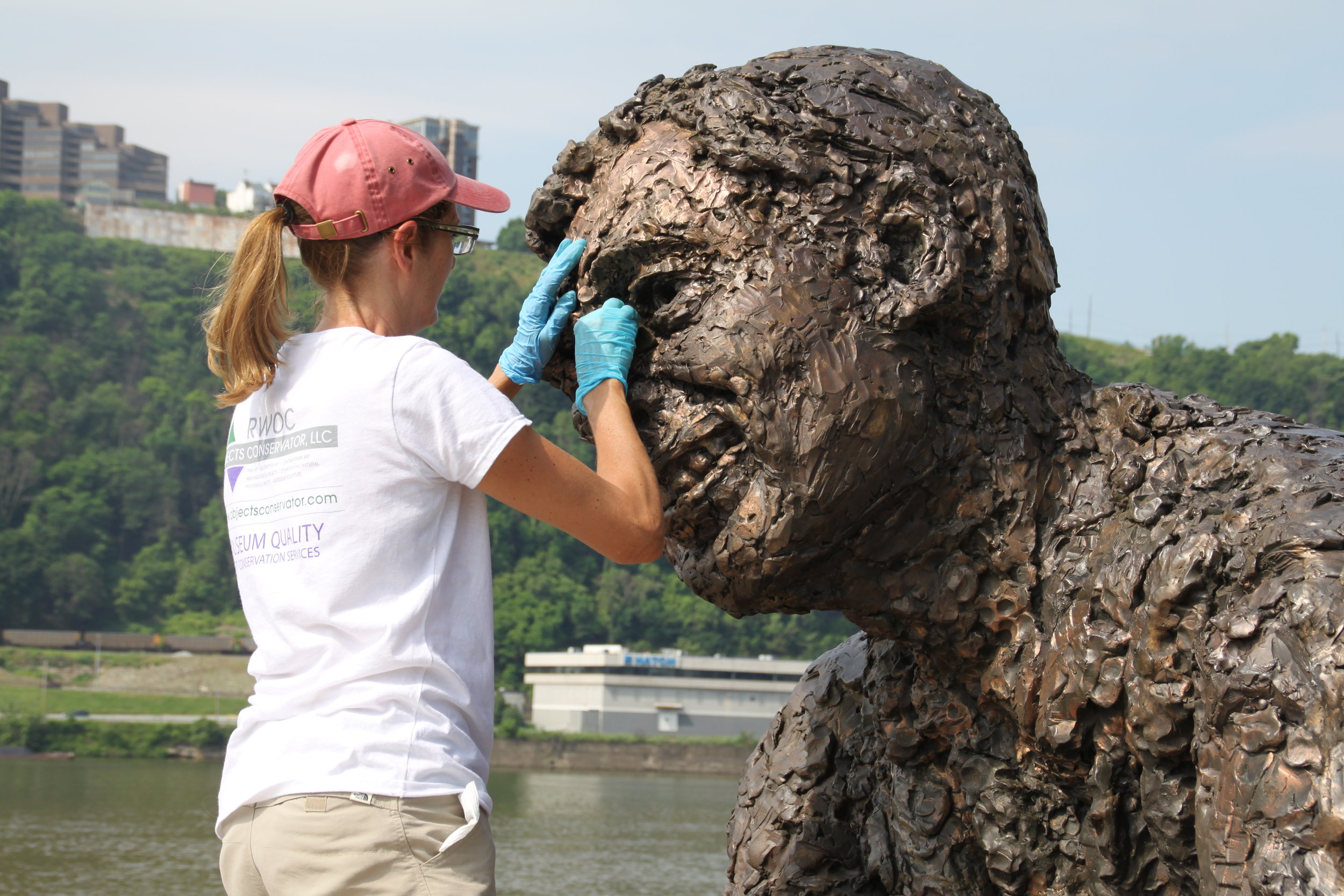 Robert Berks, Tribute to Children, bronze, North Shore, Pittsburgh, PA