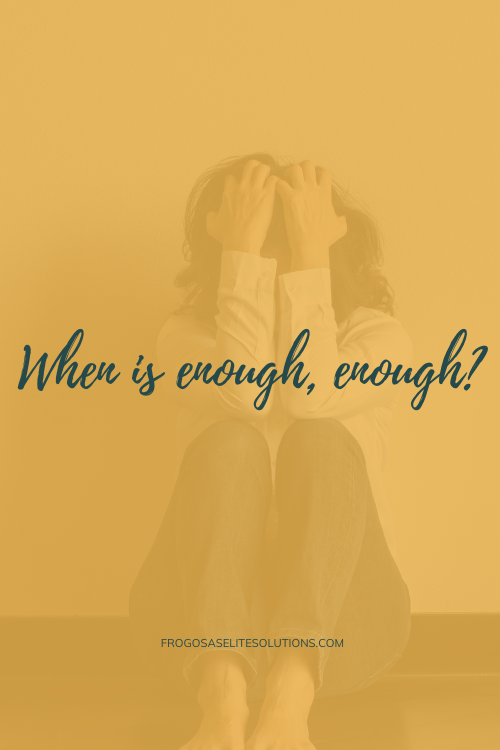 When is enough, enough? 🤷‍♀️ A tale of anxiety and depression