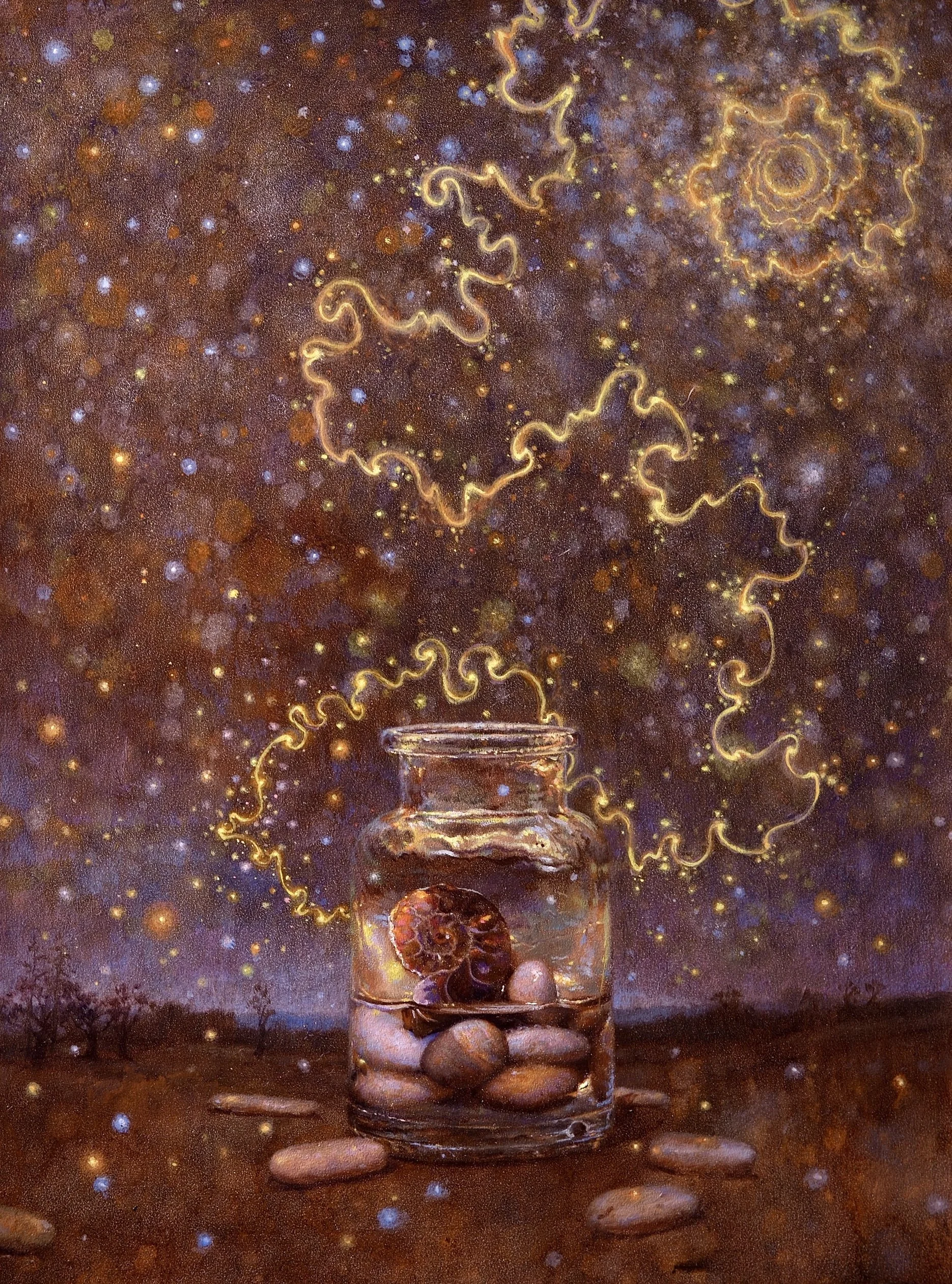 Sea of Stones, 9"x12"