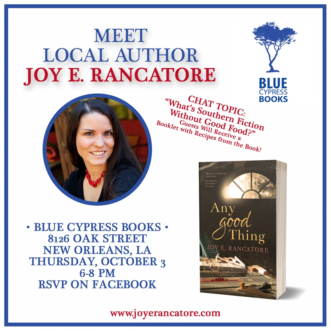 Any Good Thing by Joy E. Rancatore Book Talk and Signing