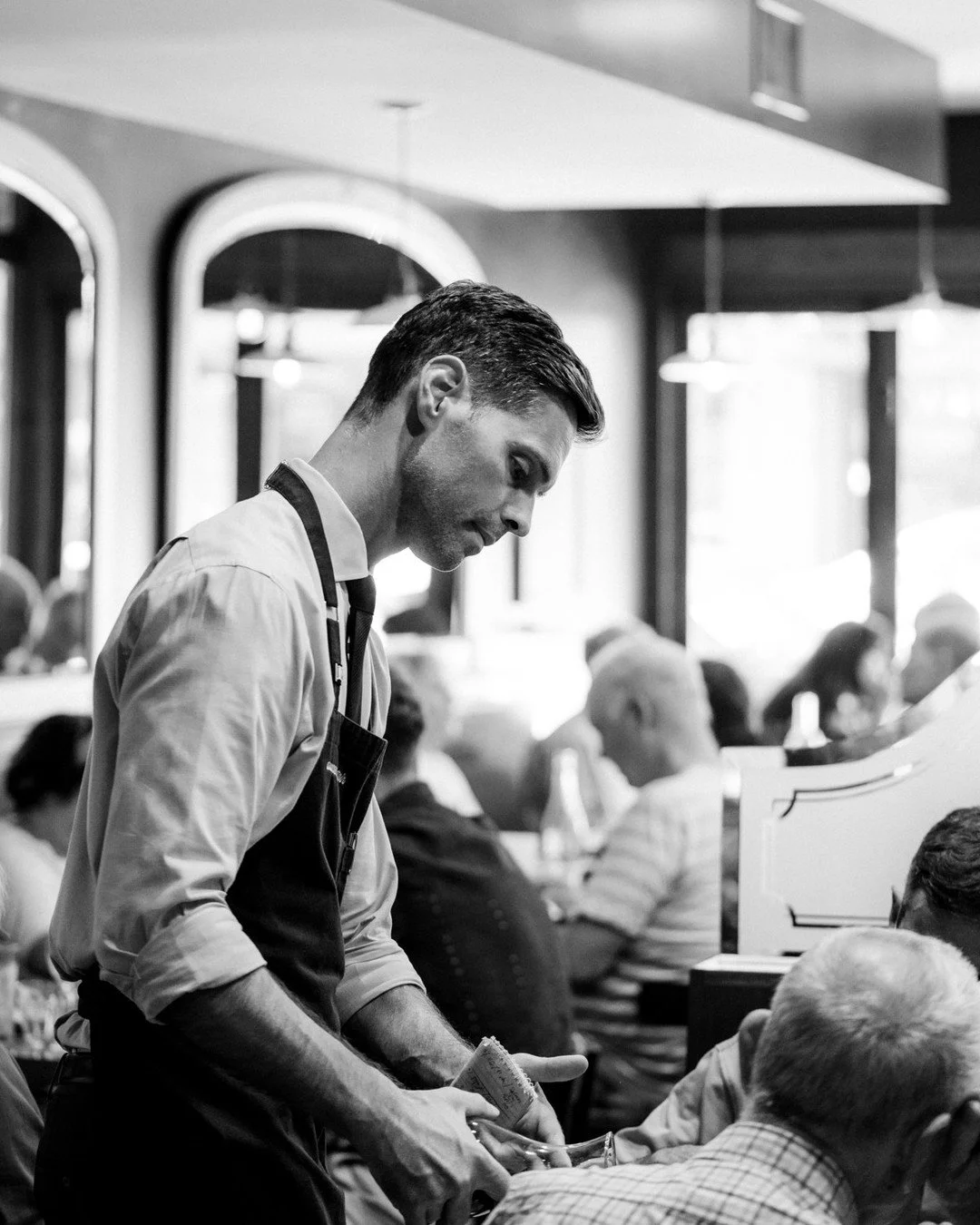 OPTION 3 (revised):⁠
Sunday brunch starts at 10am and doesn't stop until 5pm. Seven hours where people come in for mimosas and eggs, settle into their table, enjoy their meal.⁠
⠀⁠
It's a different rhythm than dinner service but just as fast-paced. Th