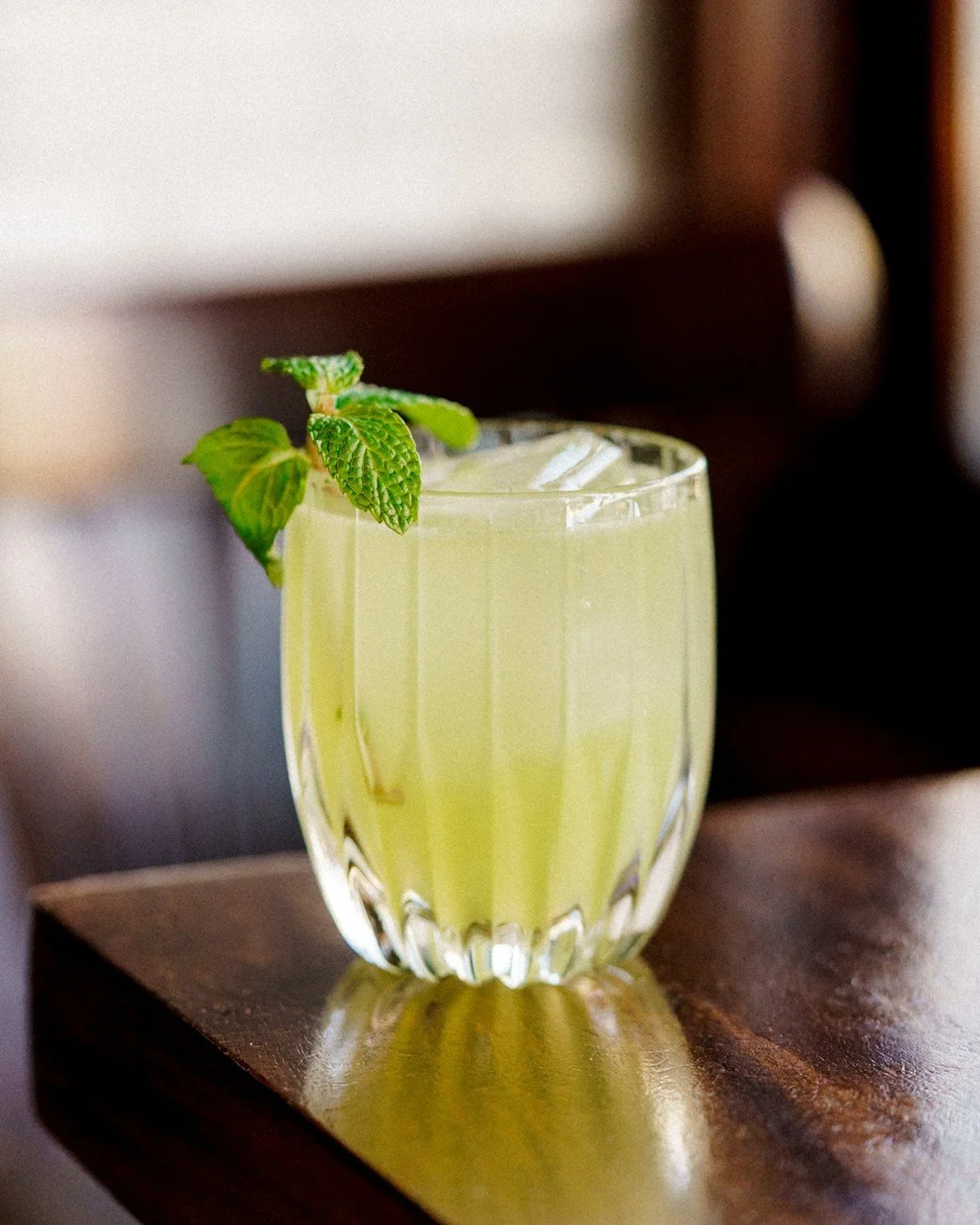 Moroccan Tease | Beefeater gin, green Chartreuse, fresh lime, mint and cilantro, ginger syrup⁠
⠀⁠
Gin and green Chartreuse as the base, fresh lime for acidity, mint and cilantro for brightness, ginger syrup for warmth. It's herbaceous and sharp with 