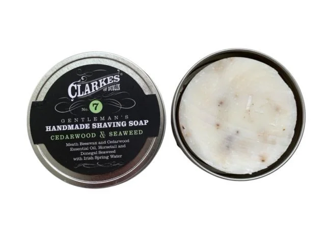 No. 7 Cedarwood & Horsetail Herb Shaving Soap – Handmade in Ireland
