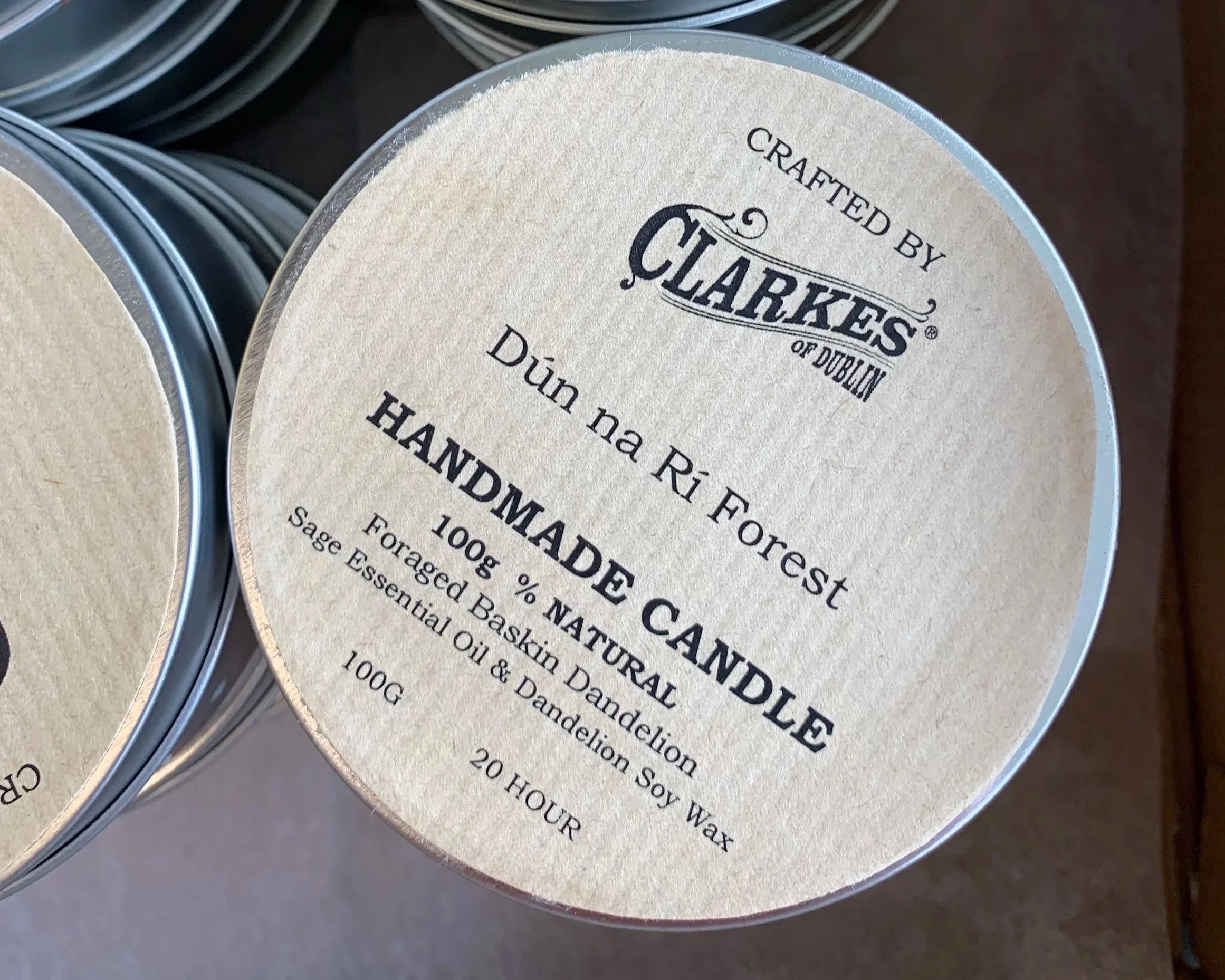 Dún na Rí forest Eco Soy Wax Candle