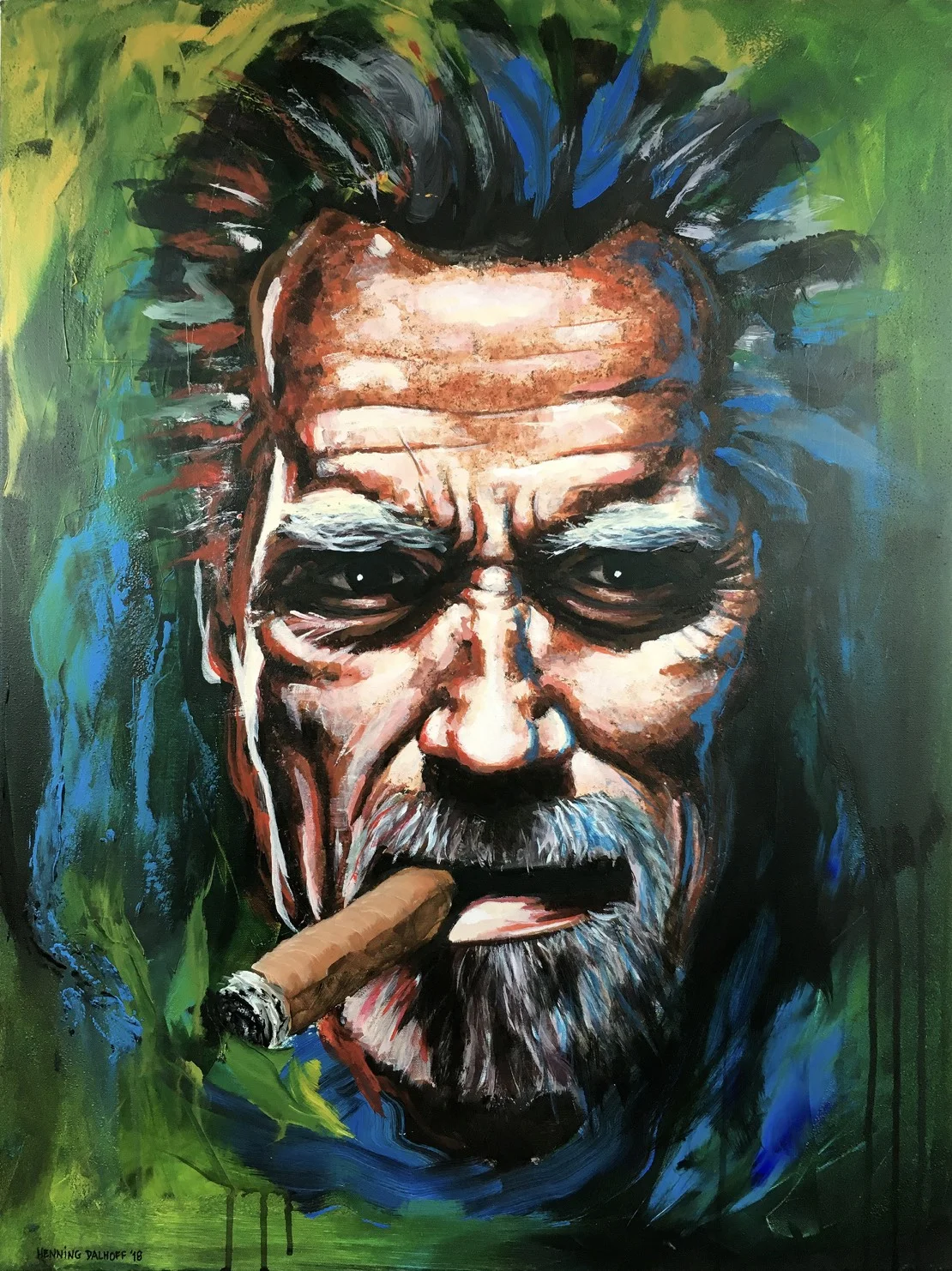 Arnold Akryl - h80 x b60 cm Solgt