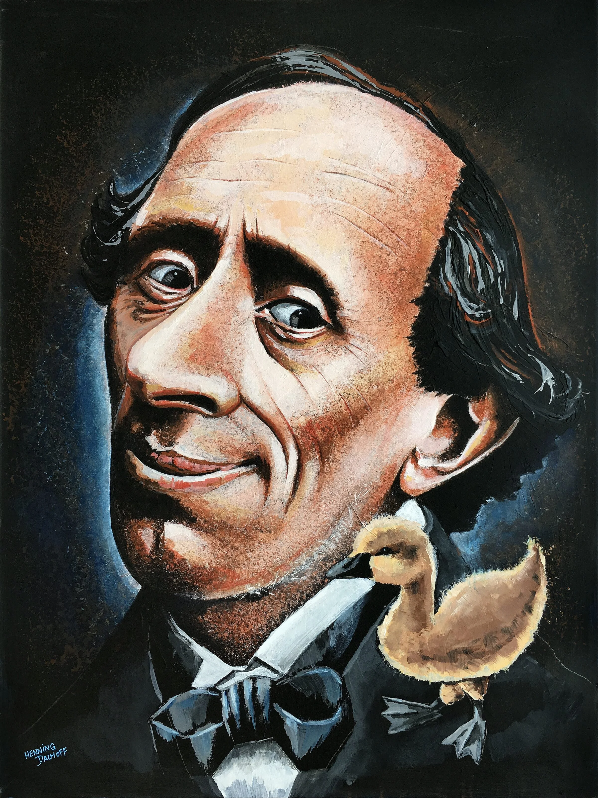 H.C Akryl - h80 x b60 cm Solgt