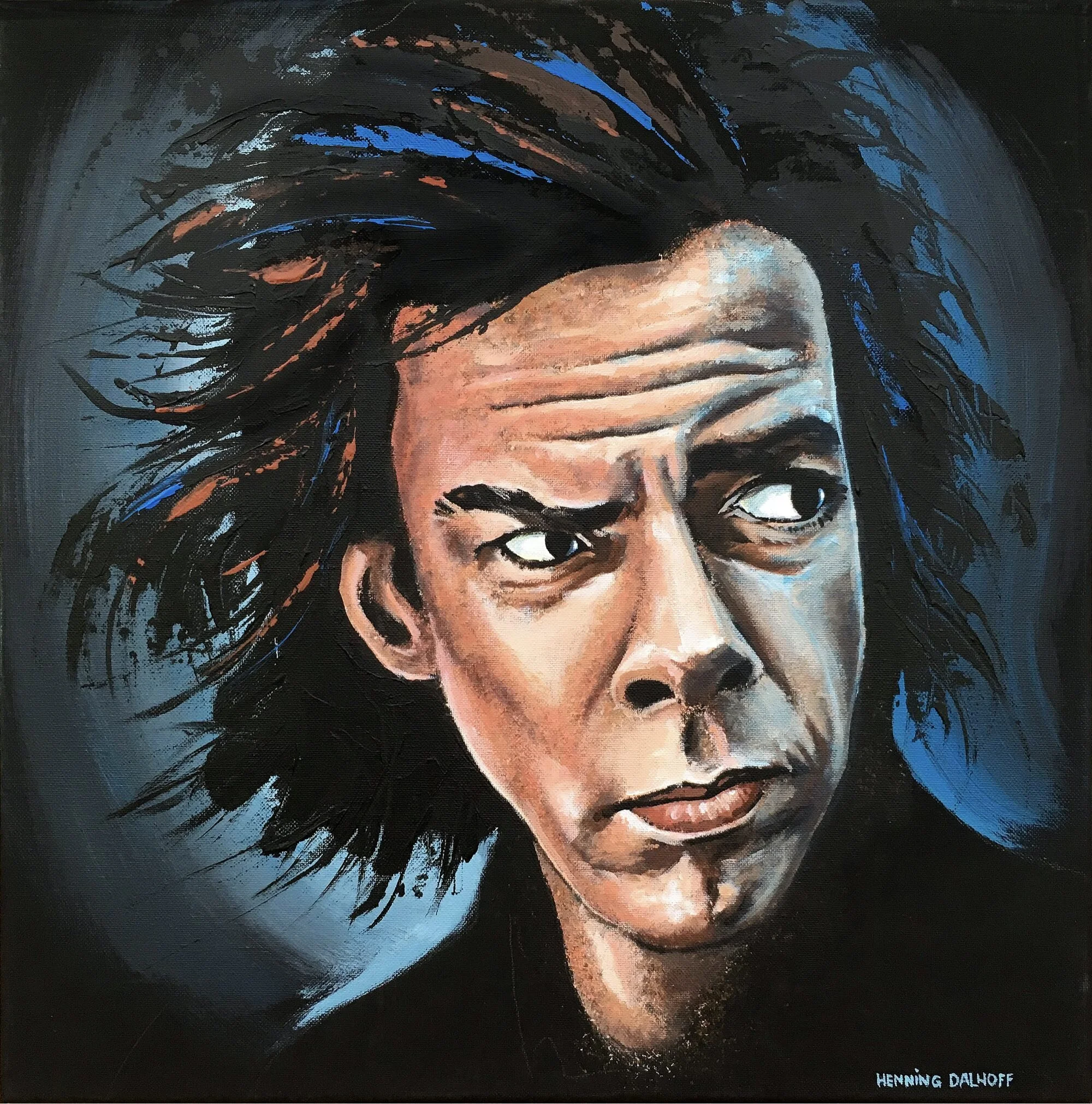 Nick Cave Akryl - h50 x b50 cm 3.500 kr
