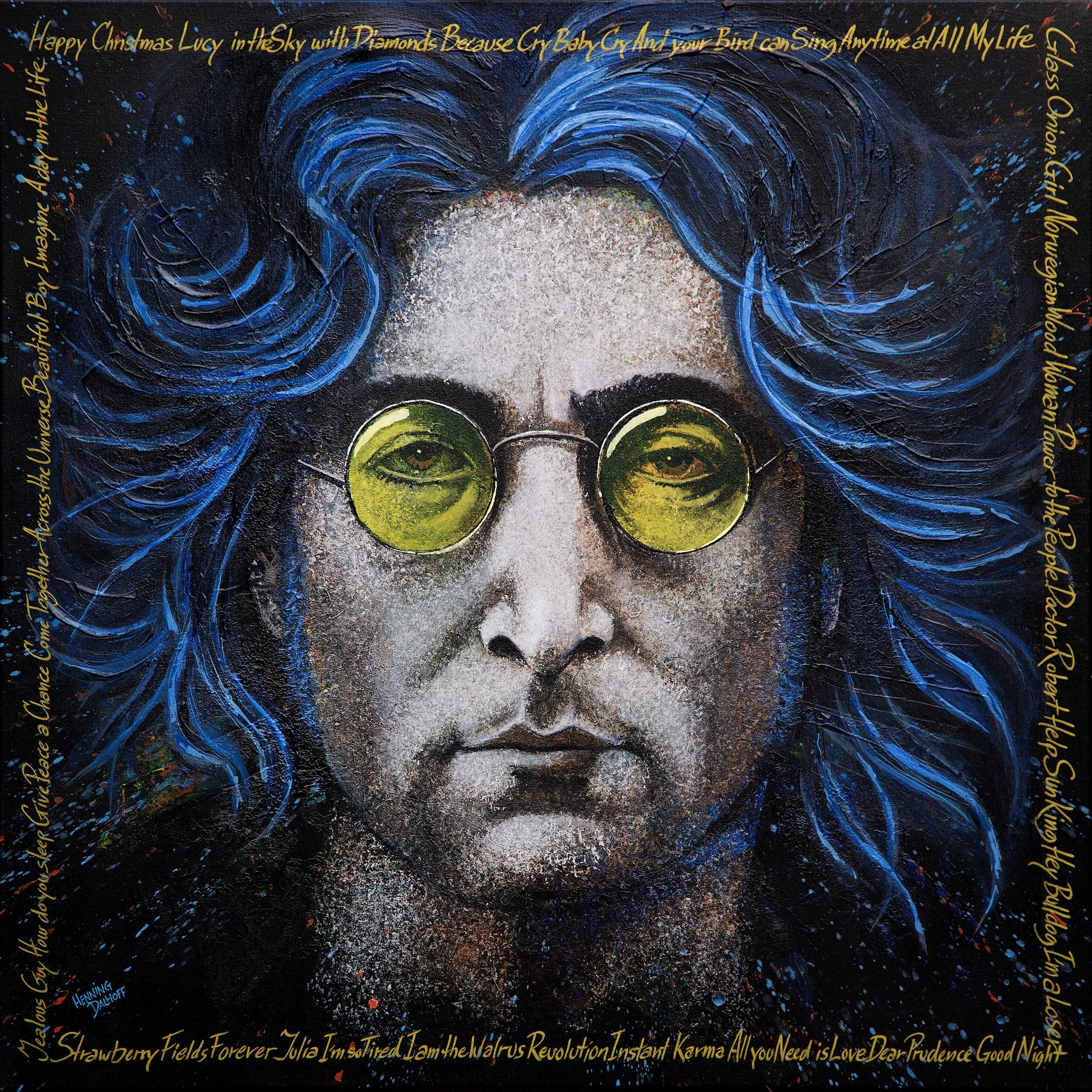 Lennon Akryl - h80 x b80 cm 6500 kr.
