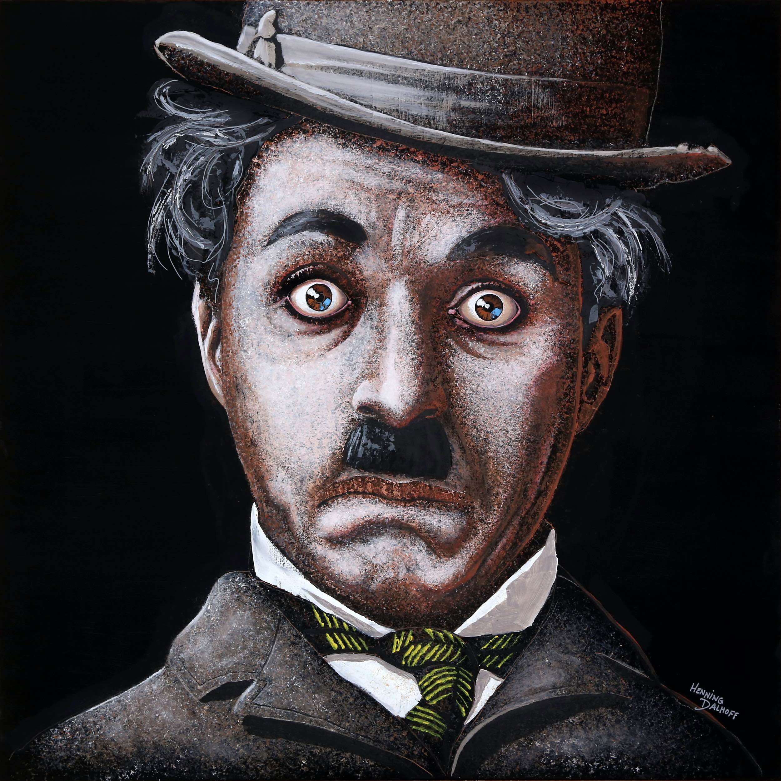 Charlie2 Akryl - 80b x 80h cm 7000 kr.