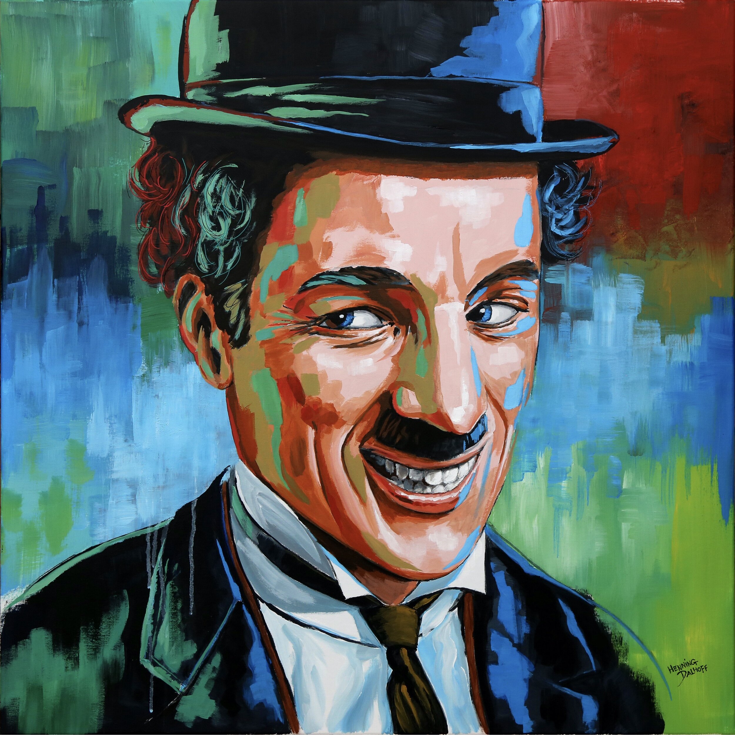 Charlie 3 Akryl - h80 x b80 cm 5500 kr.