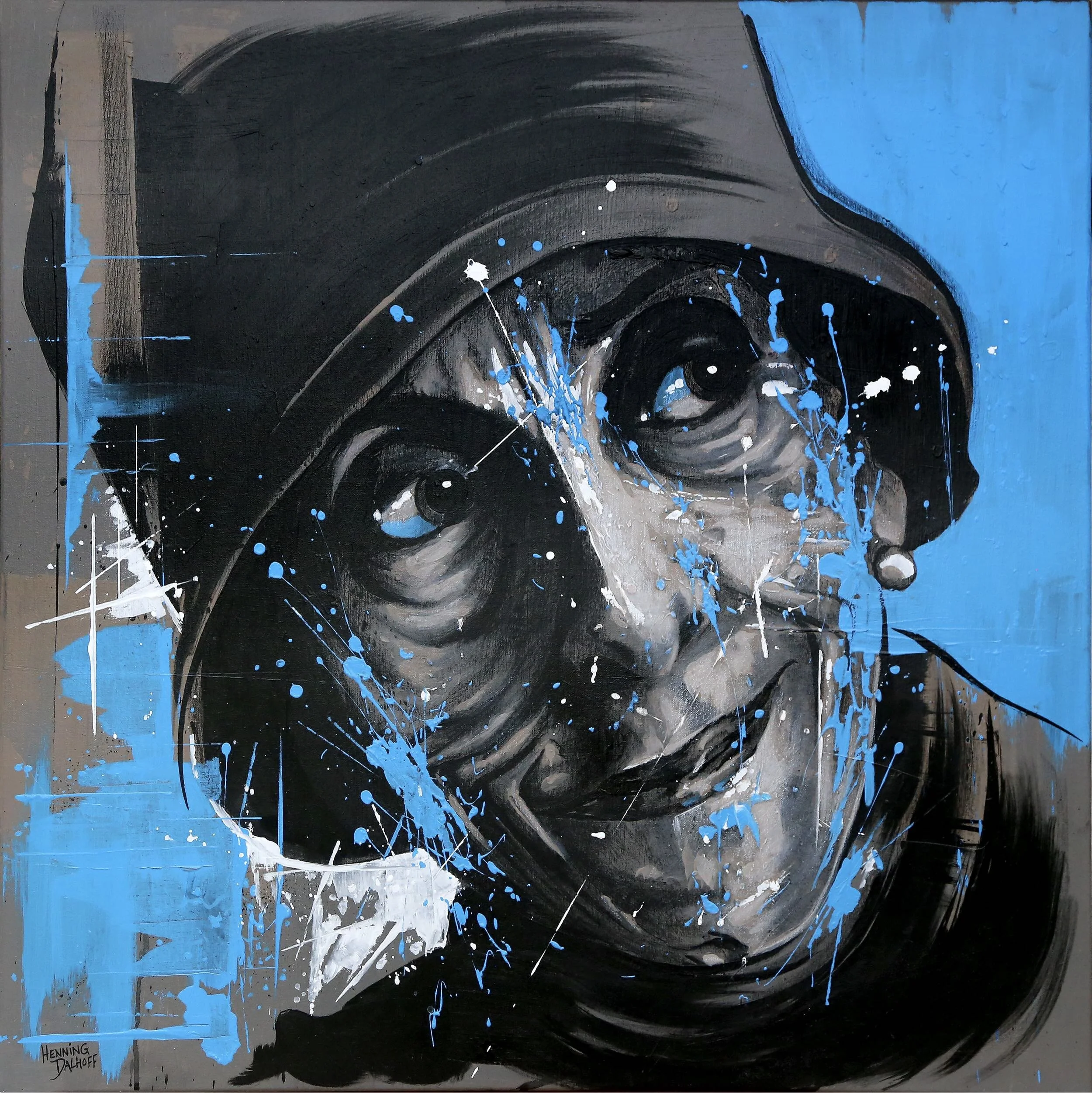 Blixen Akryl - h80 x b80 cm 6.000 kr.