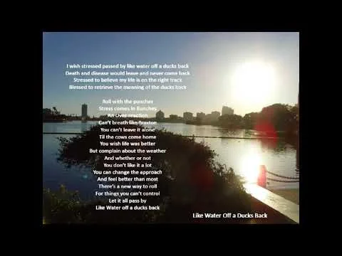 Like Water Off a Ducks Back - Only Human (Album: Perception Is Reality)