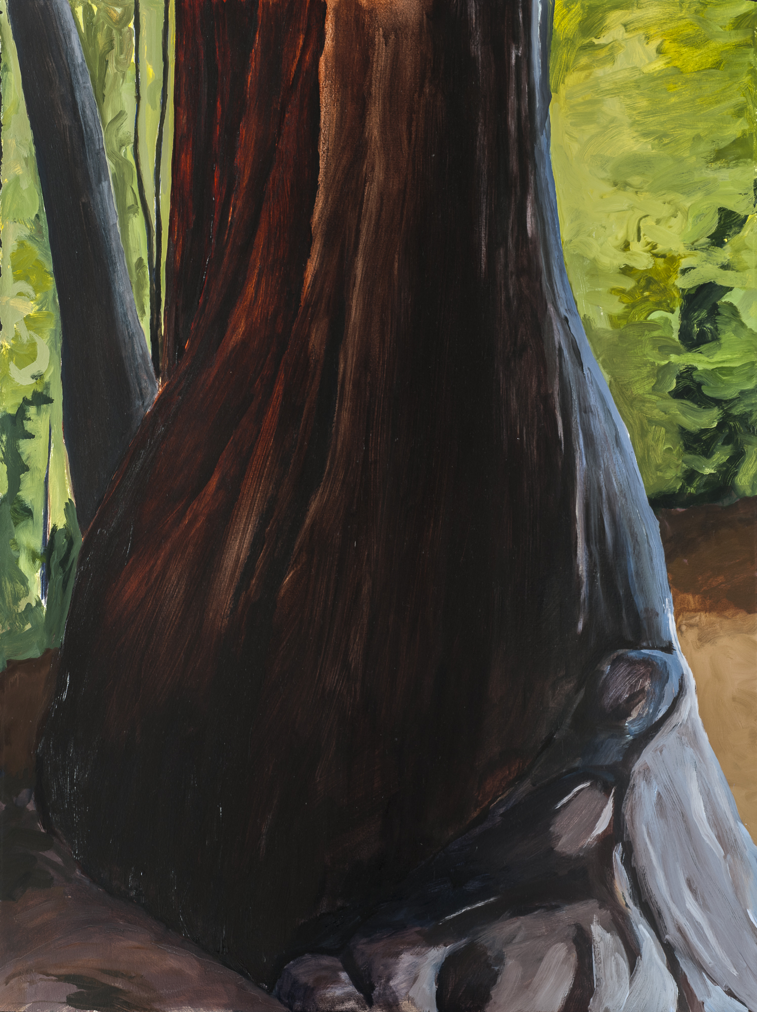Firmly Rooted , 2016, O/Paper, 30” x 22”