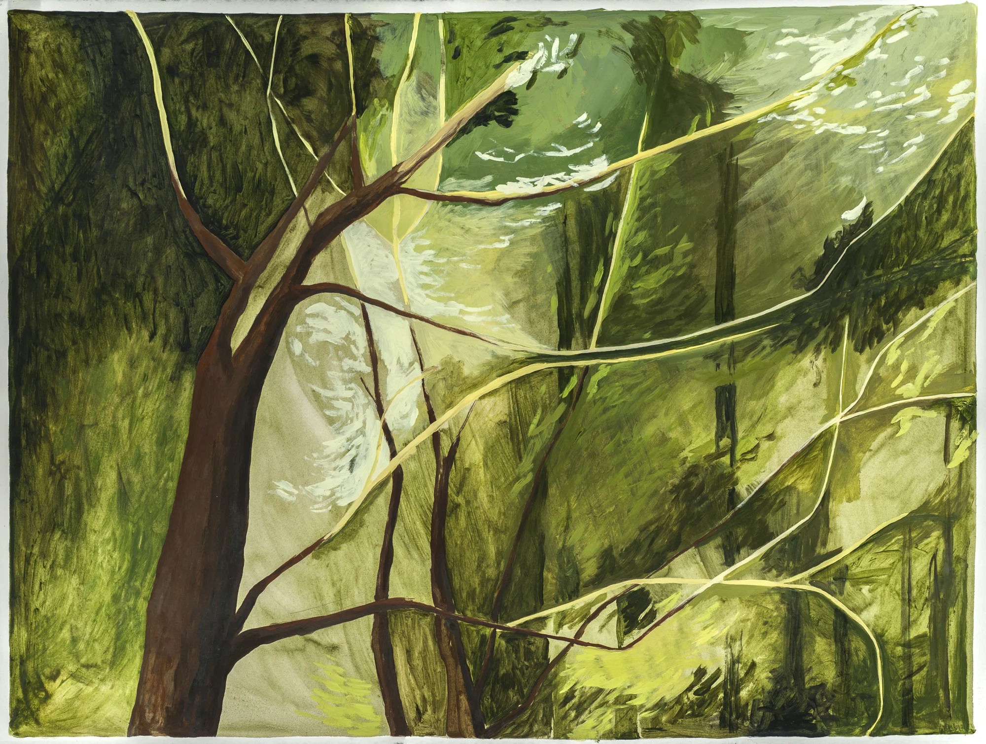 Light and Movement , 2015, O/Paper, 22" x 30”