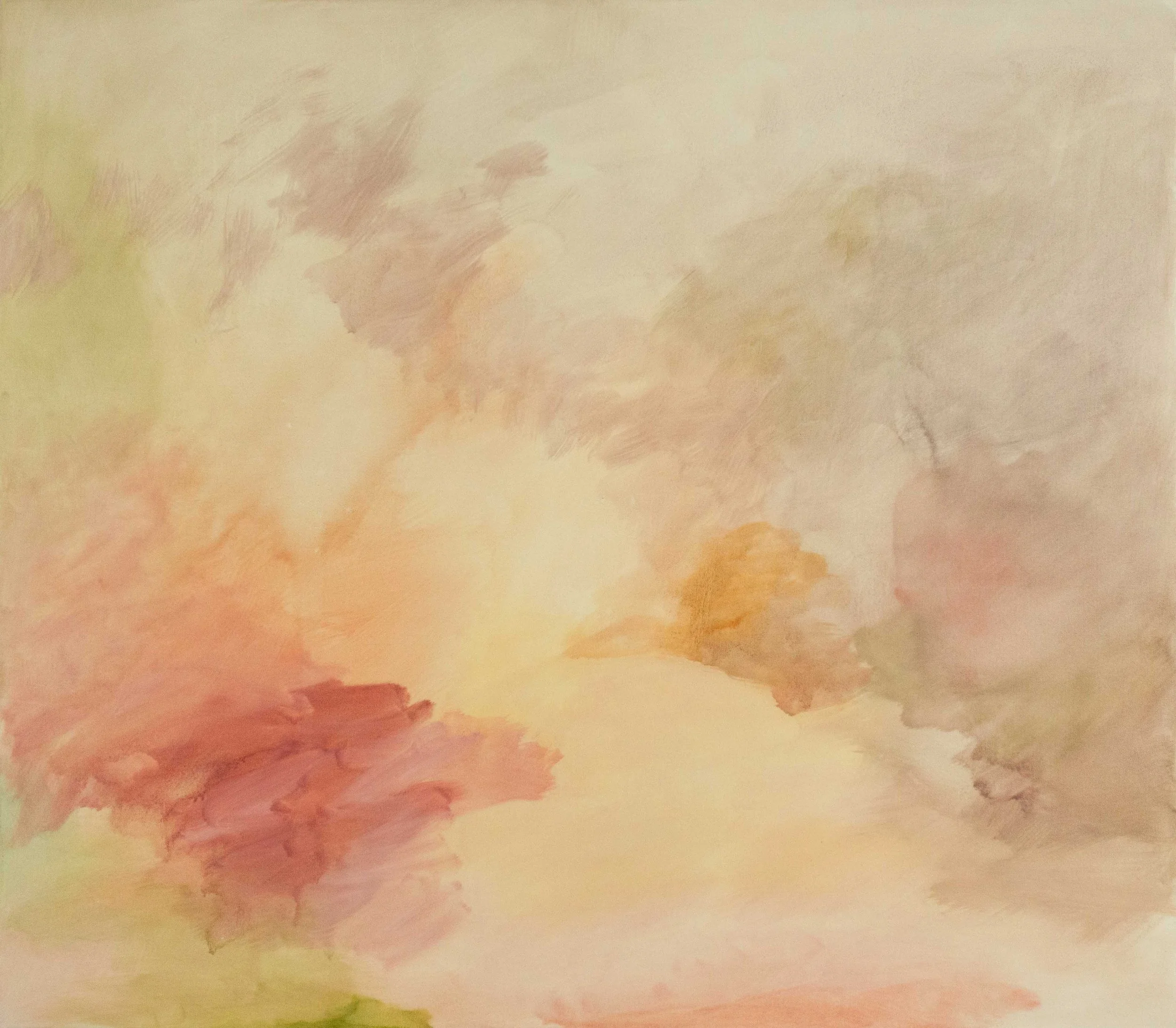   Layers of Light Moving,  2025, Oil on Canvas, 35” x 40” 