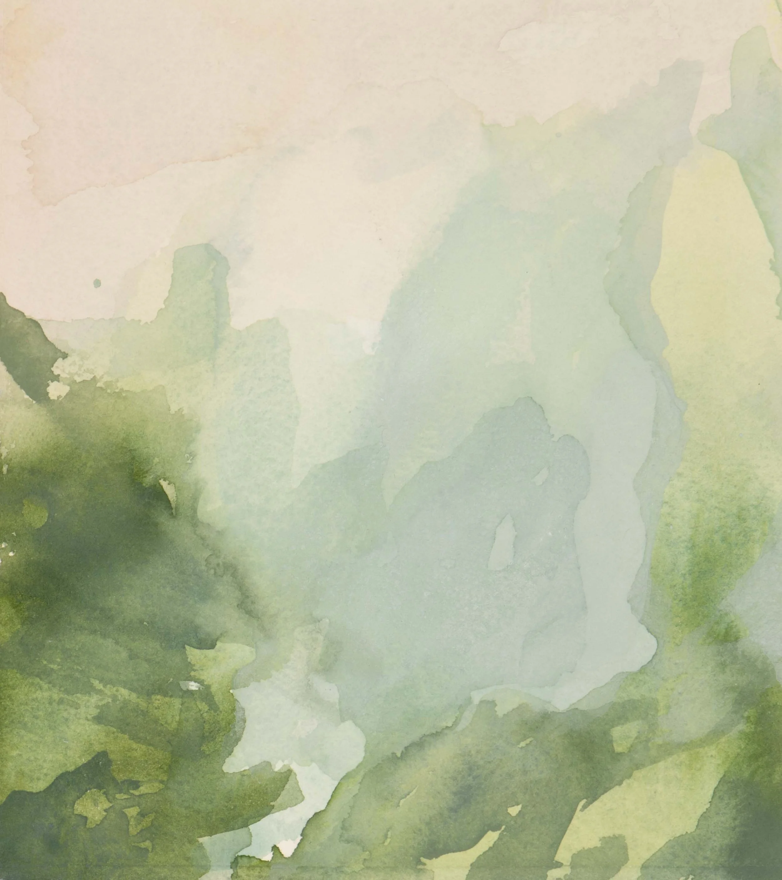   Pacific Northwest Light,  2024, Gouache, 9” x 7” 