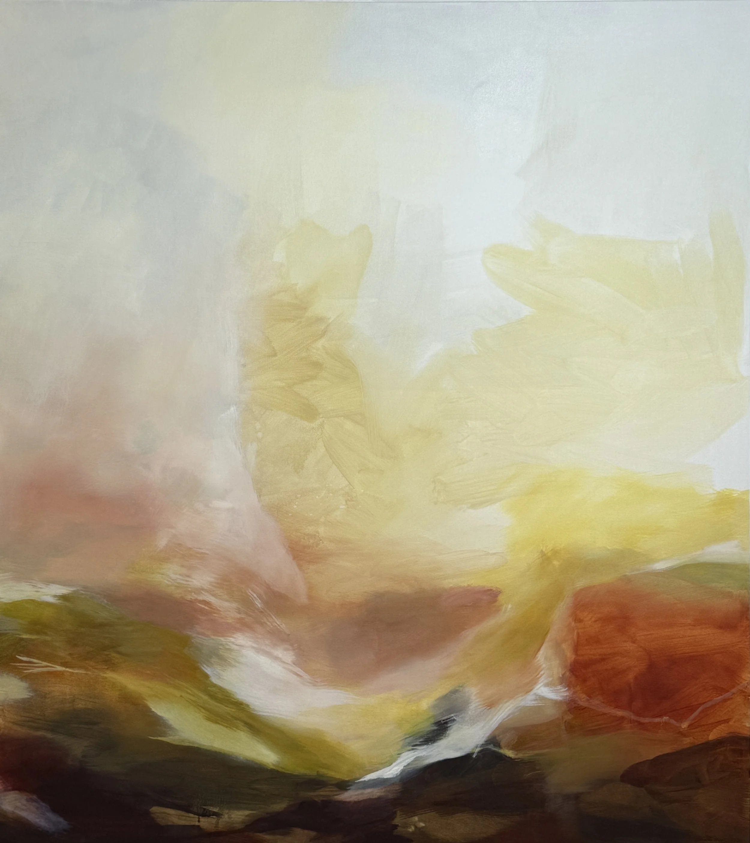   Earth Movement,  2025, Oil on Canvas,  45” x 40”   