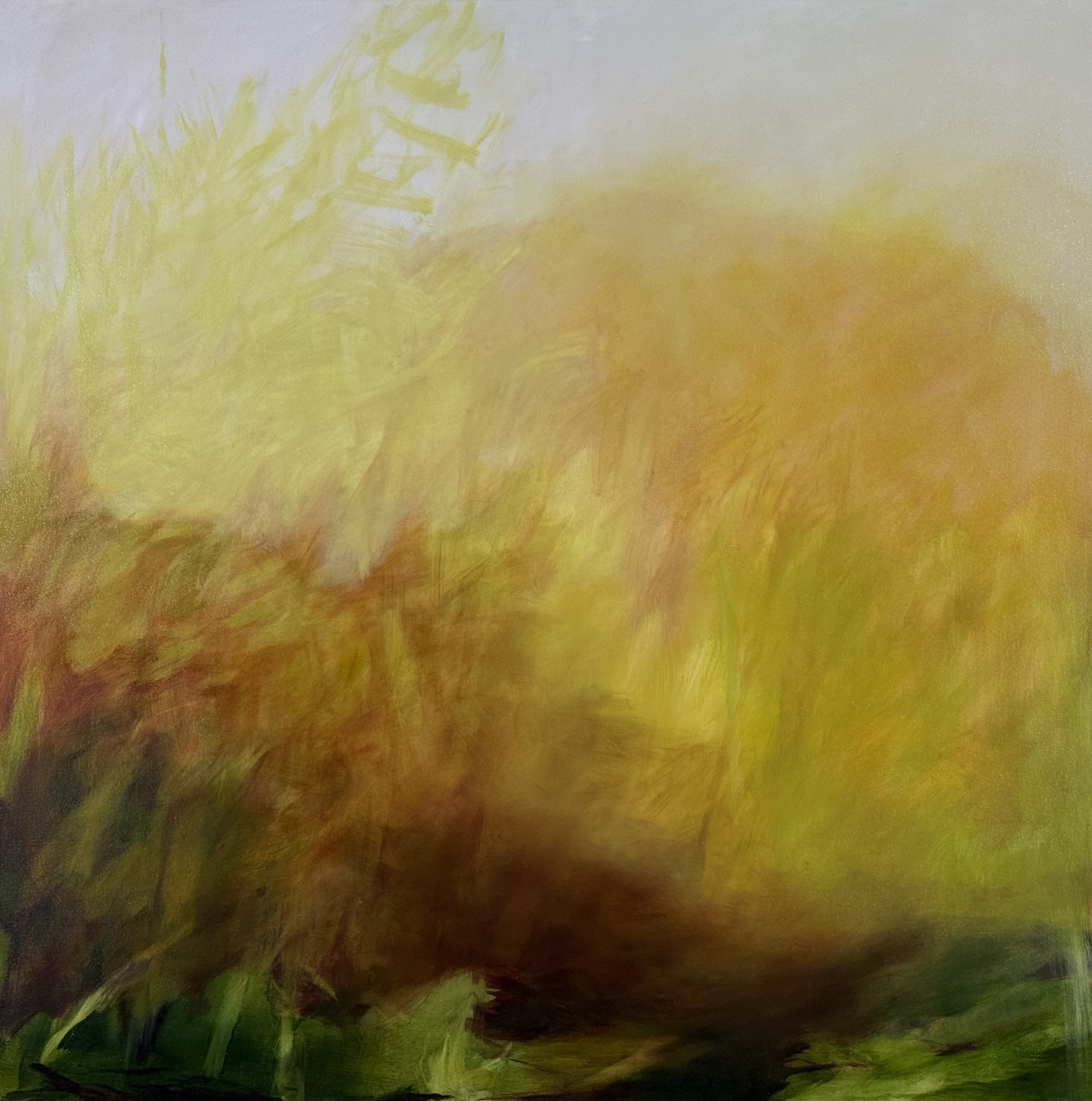   Body of the Earth,#2 (Jordens kropp, #2),  2026,  Oil n Canvas,  39" x 39", 100cm x 100cm 