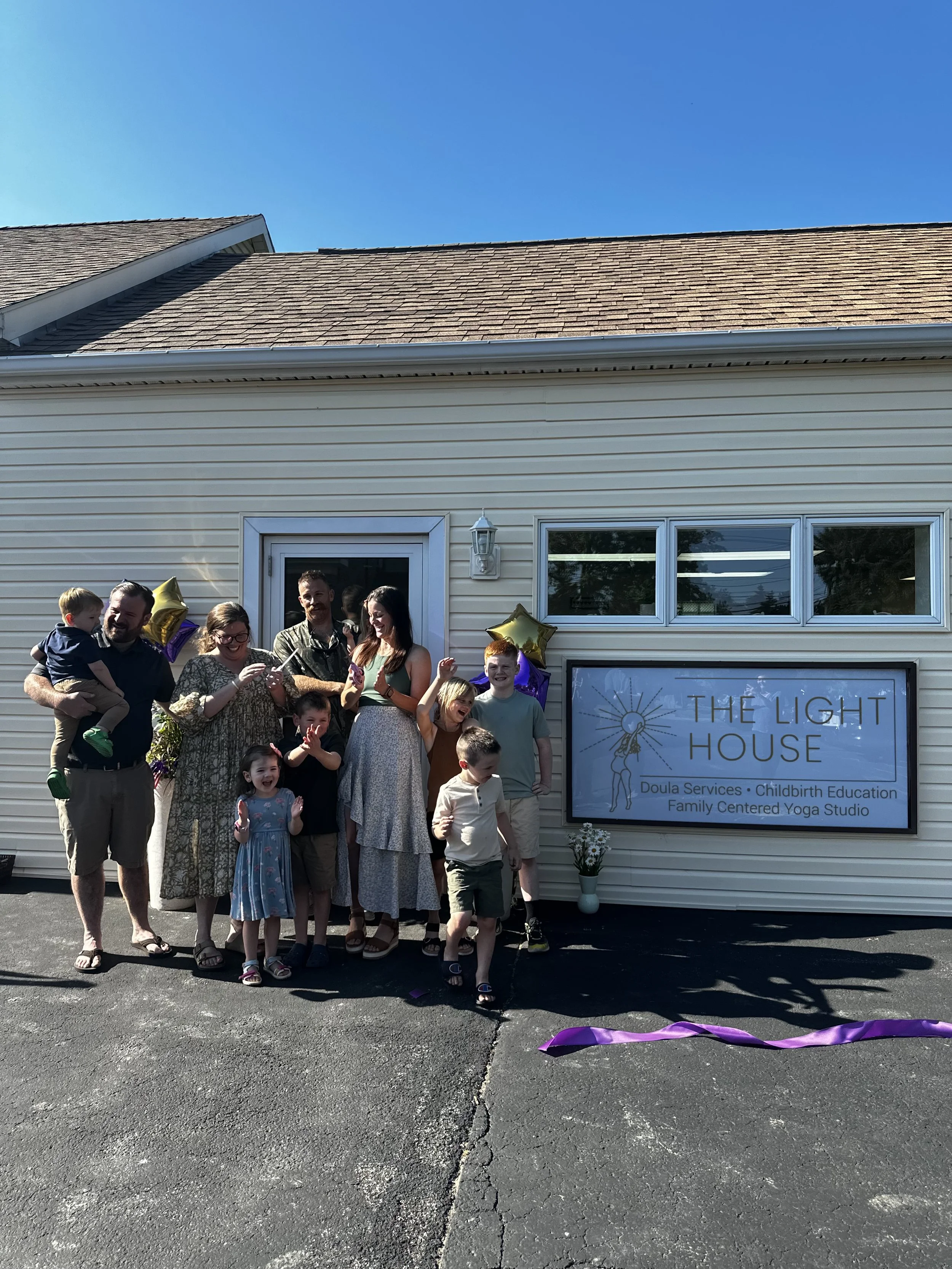 The Light House birth prenatal yoga studio exterior in Buffalo, NY – family-centered yoga, doula services, and childbirth education