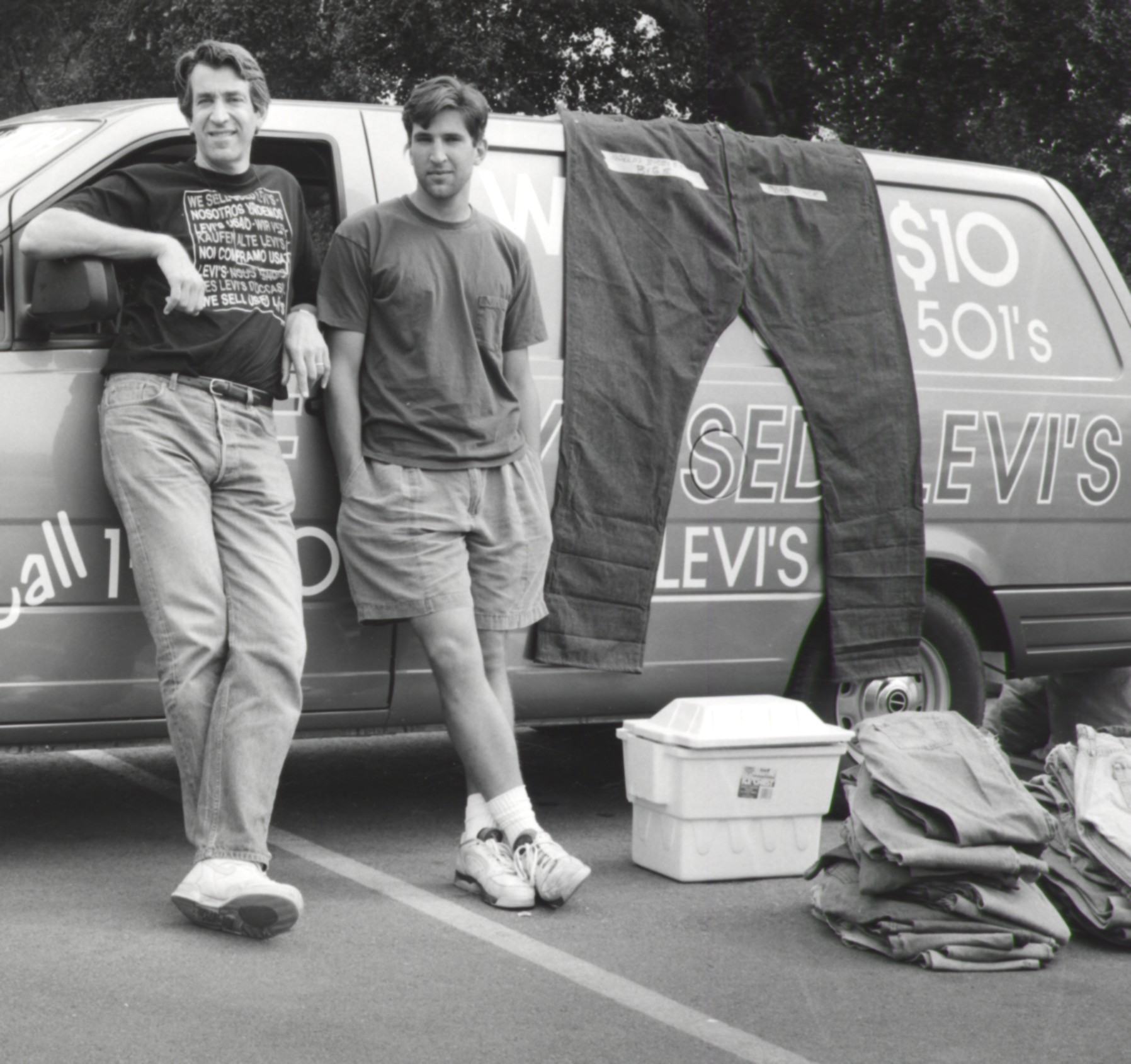 Father &amp; Son Selling Levi's - Pasadena CA 1993
