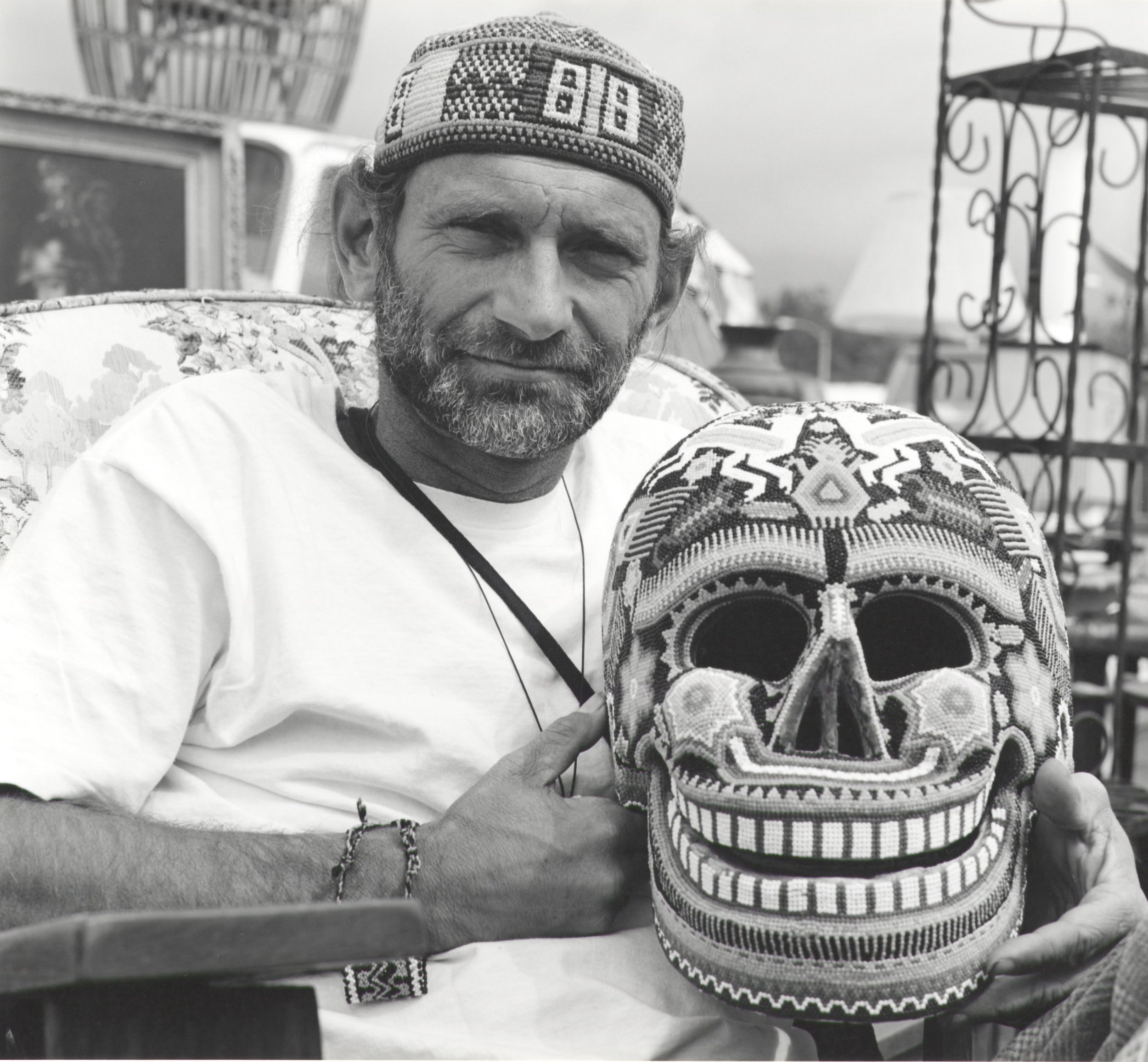 Robert With Beaded Skull - Pasadena CA 1994